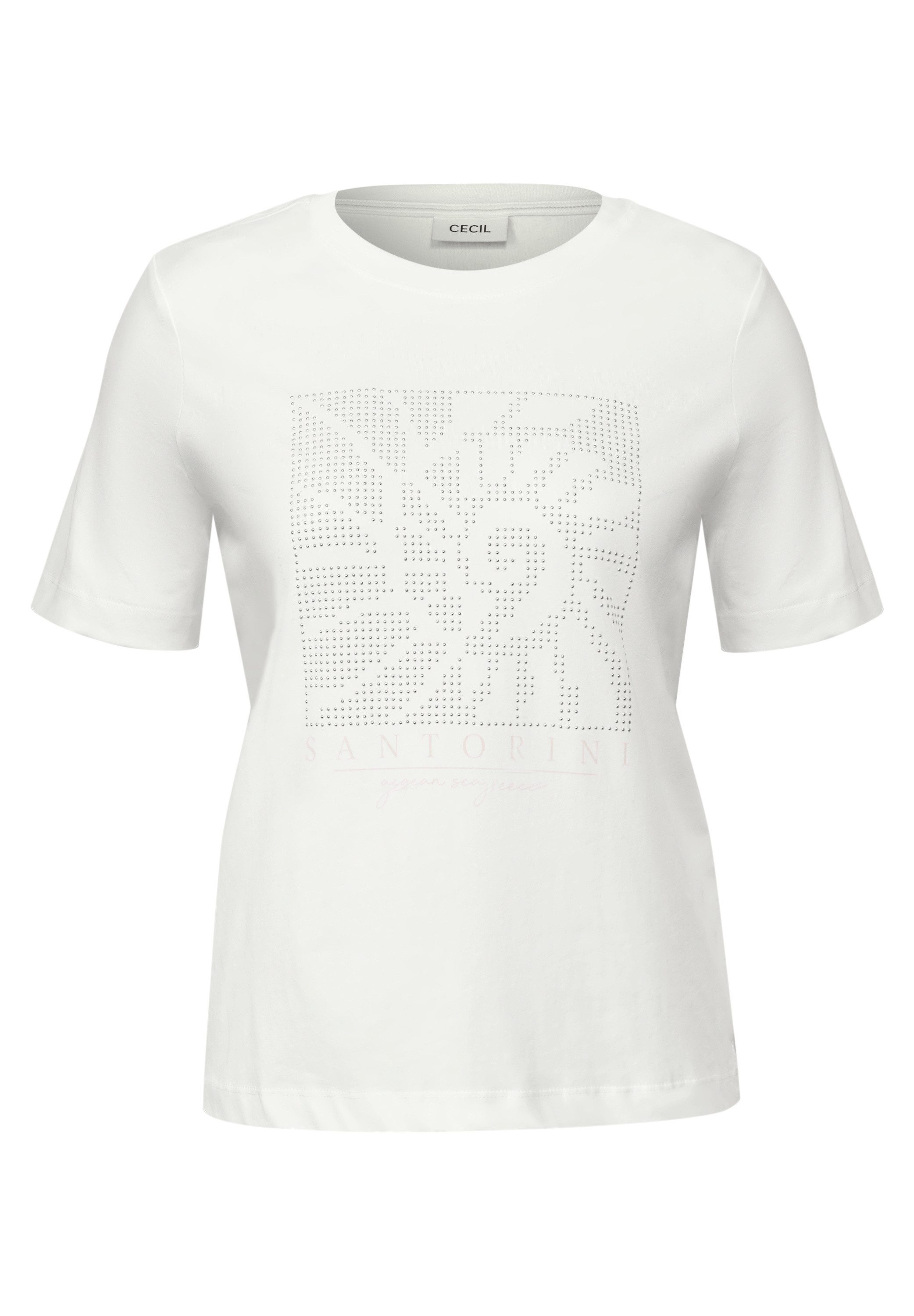 Cecil T-shirt met siersteentjes