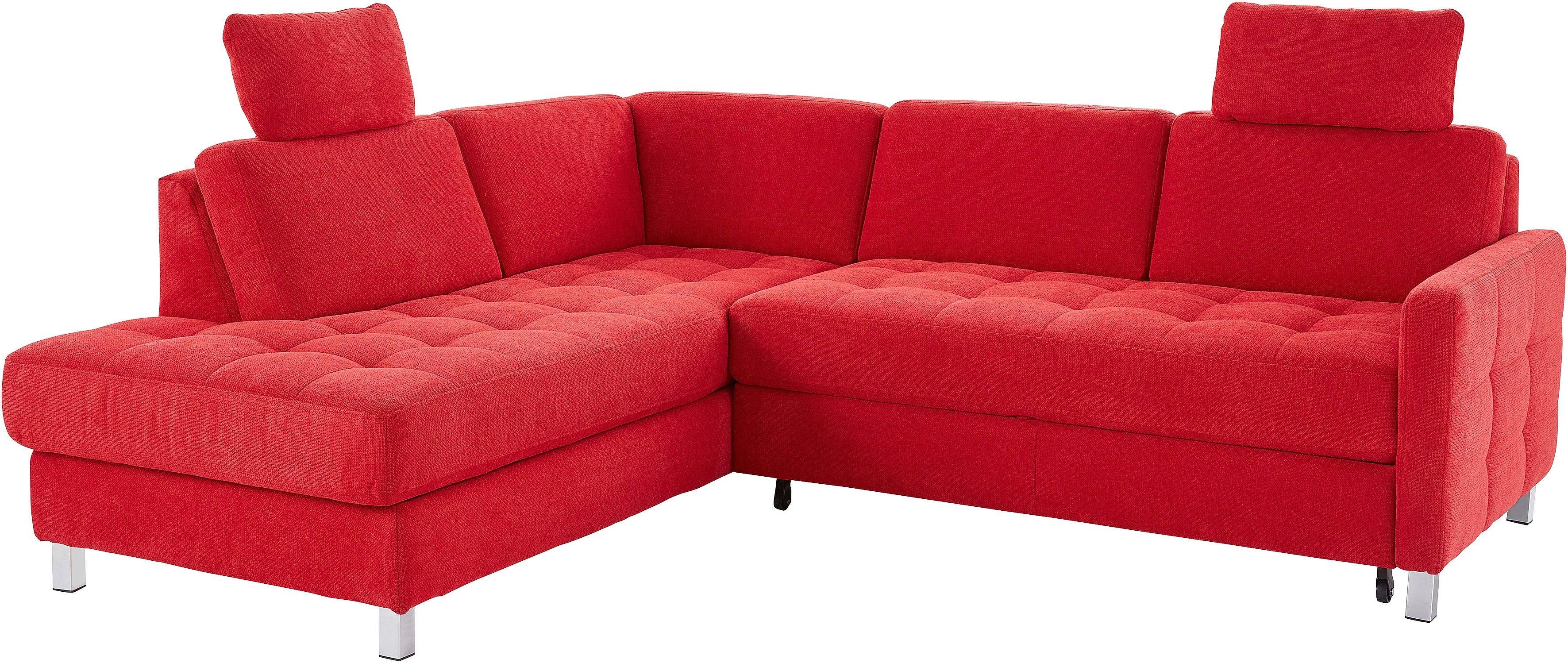 sit&more Hoekbank Pablo L-vorm optioneel met slaapfunctie