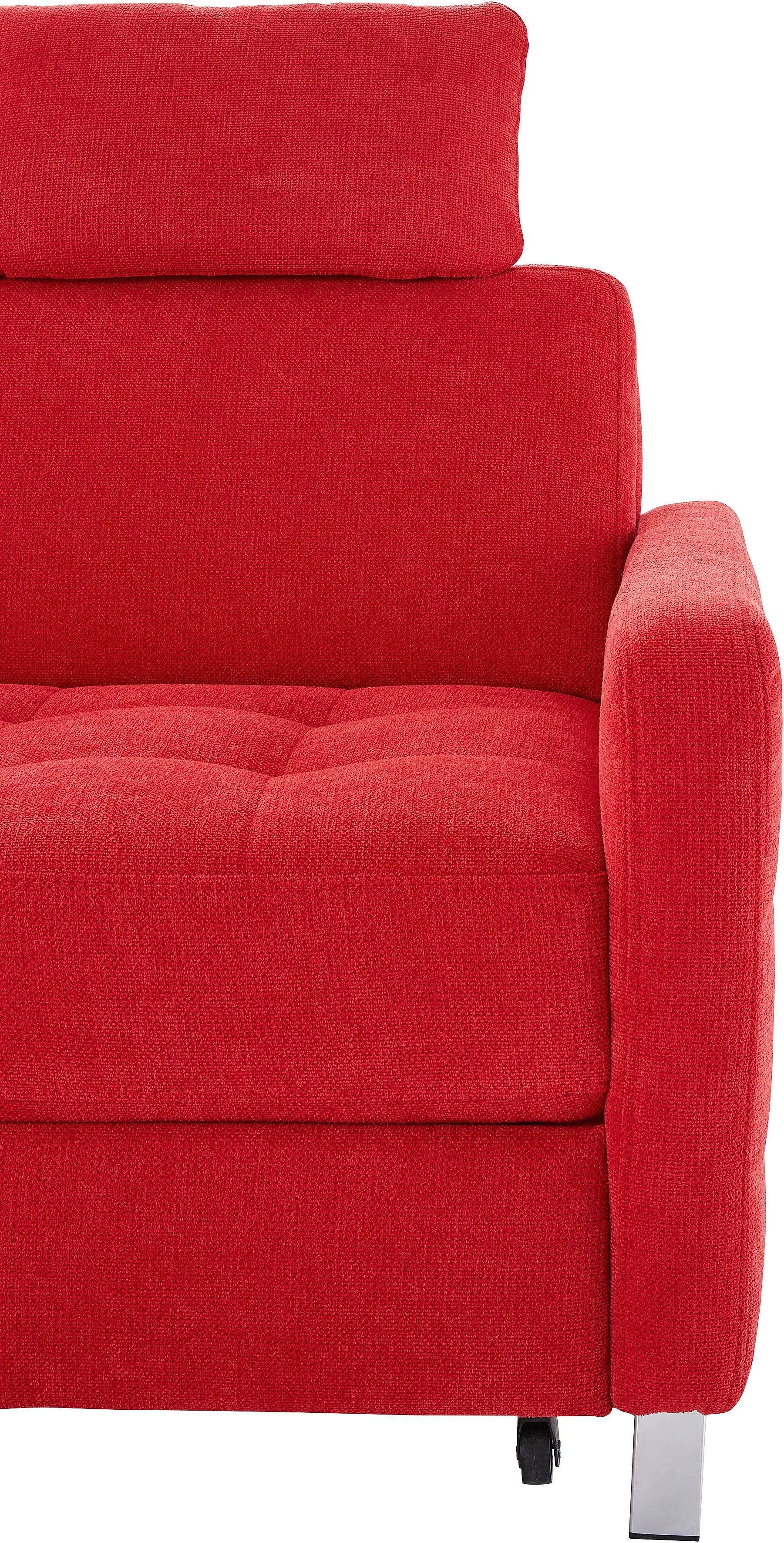 sit&more Hoekbank Pablo L-vorm optioneel met slaapfunctie