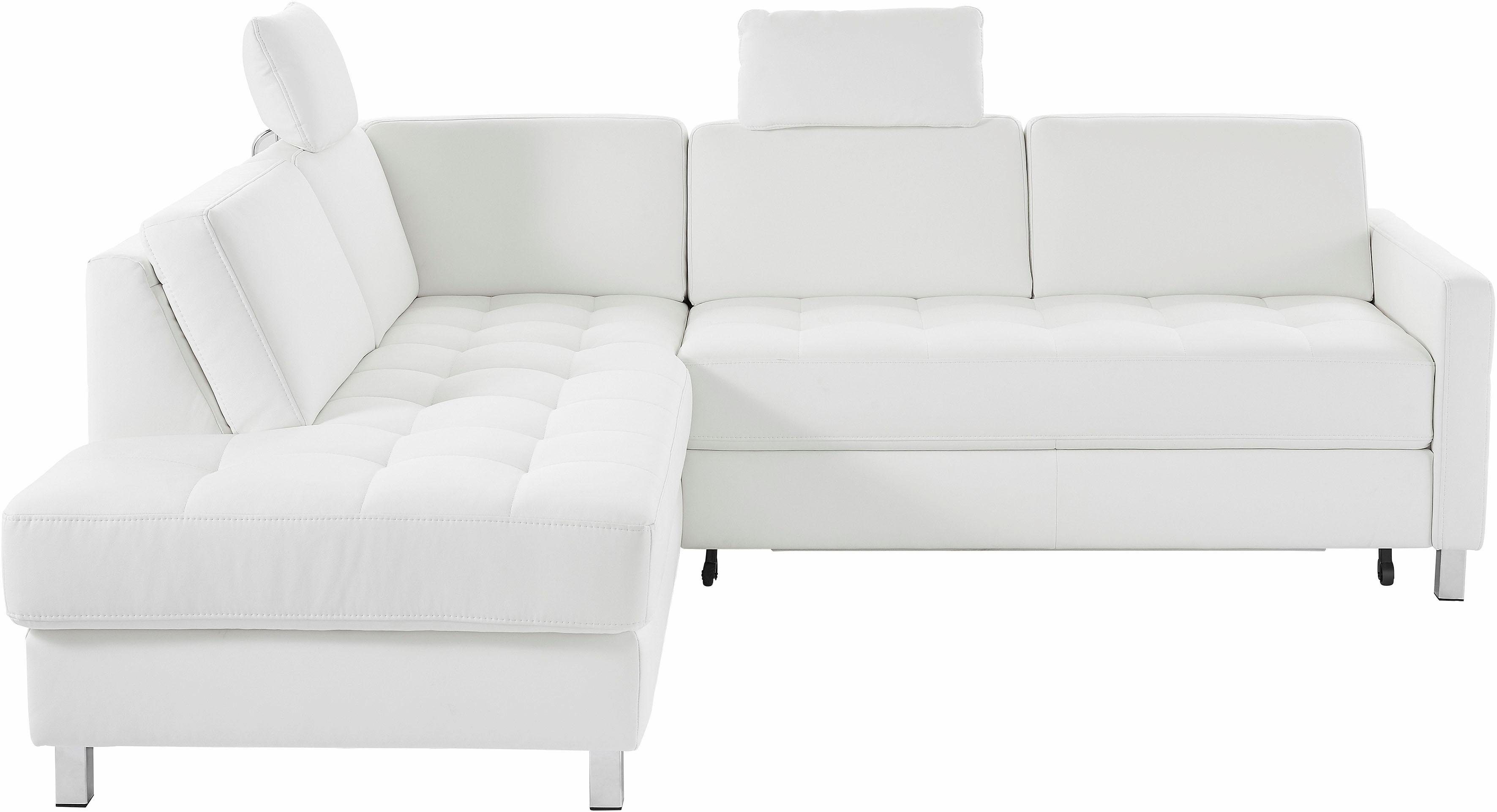 sit&more Hoekbank Pablo L-vorm optioneel met slaapfunctie