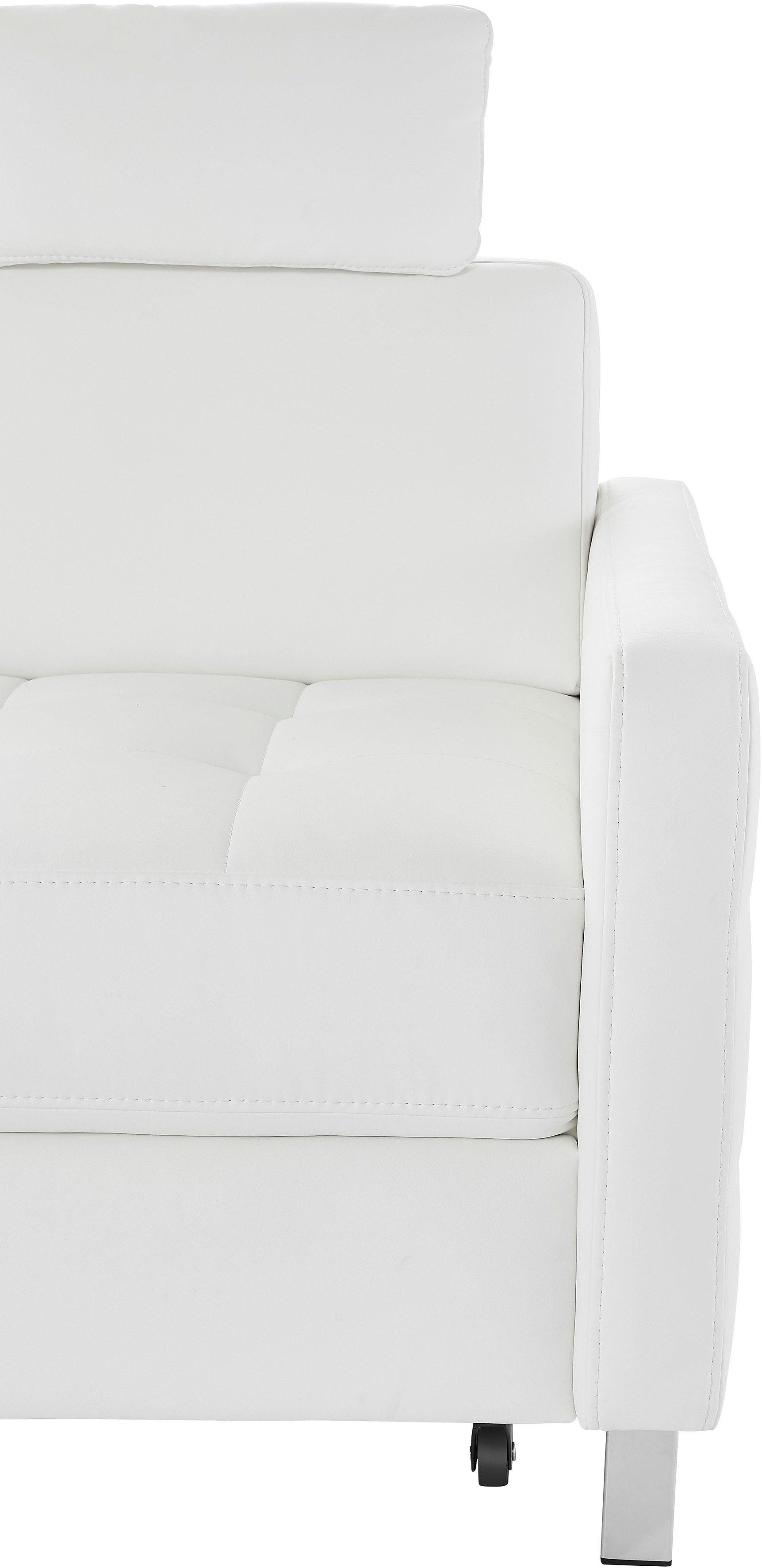sit&more Hoekbank Pablo L-vorm optioneel met slaapfunctie