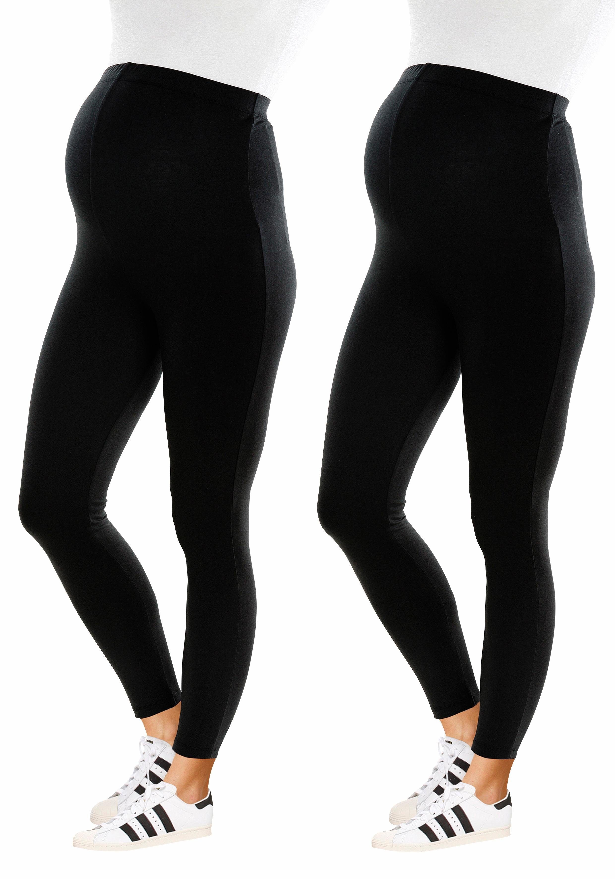 Neun Monate Zwangerschapsbroek 2-pack broeken voor zwangerschap en borstvoeding (set, 2-delig)