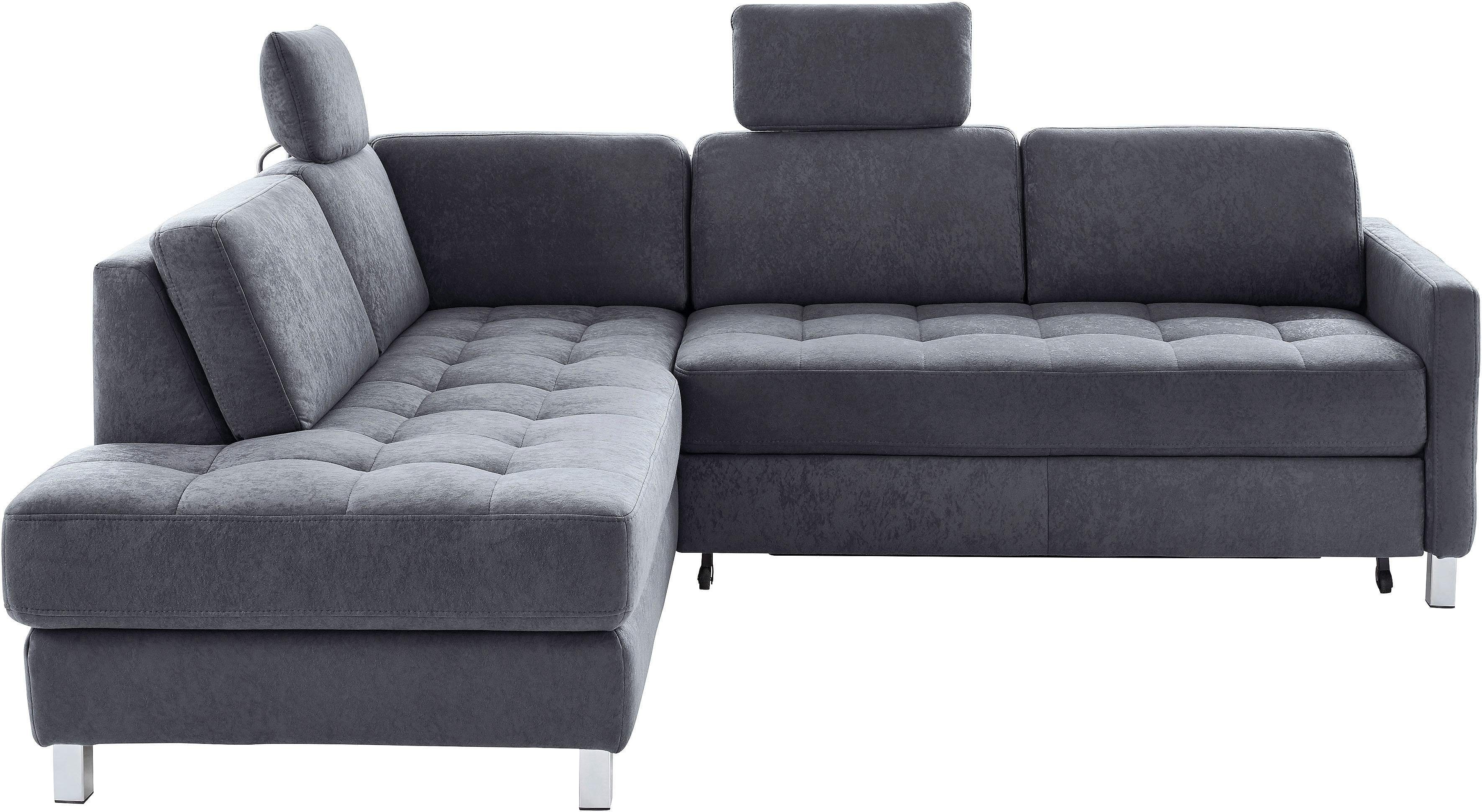 sit&more Hoekbank Pablo L-vorm optioneel met slaapfunctie
