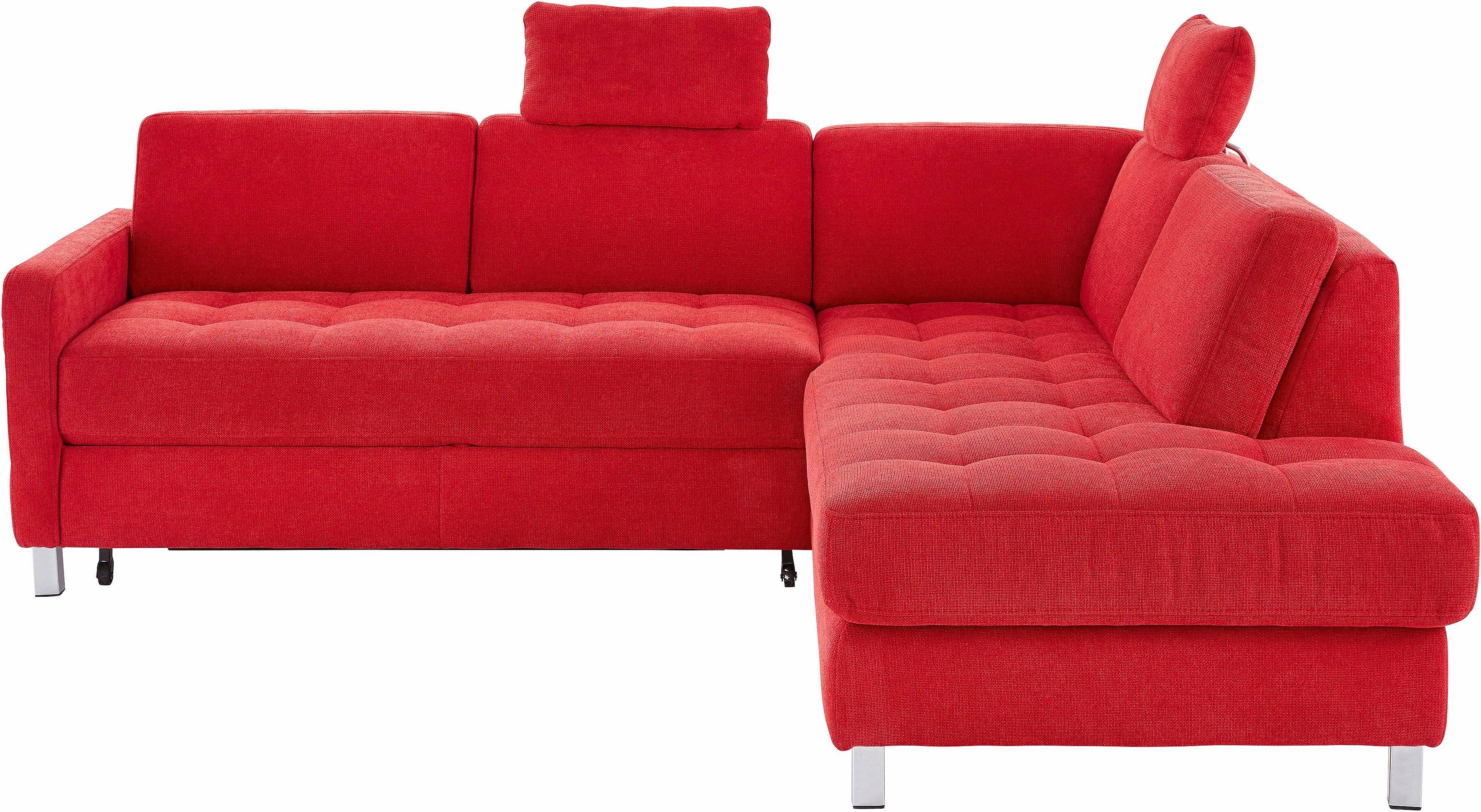 sit&more Hoekbank Pablo L-vorm optioneel met slaapfunctie