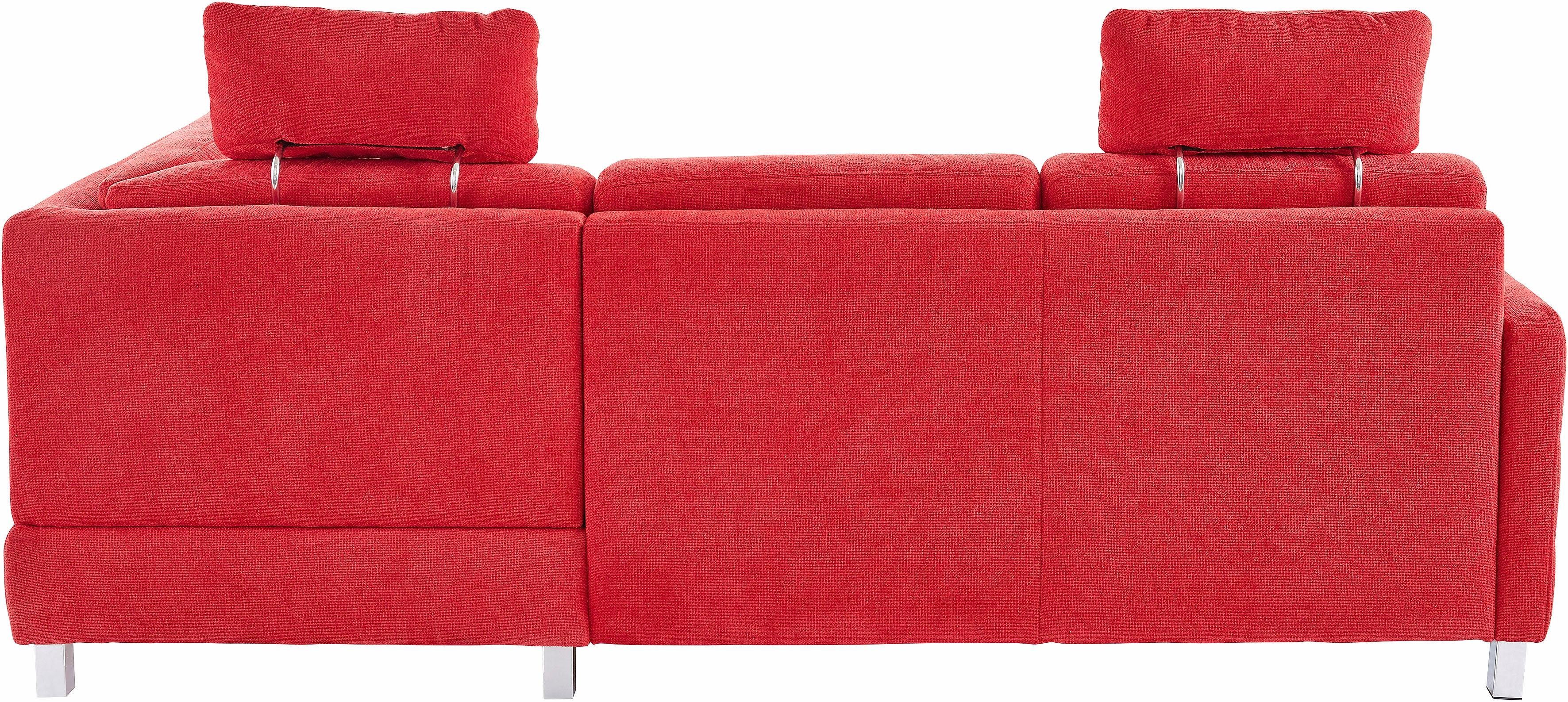 sit&more Hoekbank Pablo L-vorm optioneel met slaapfunctie