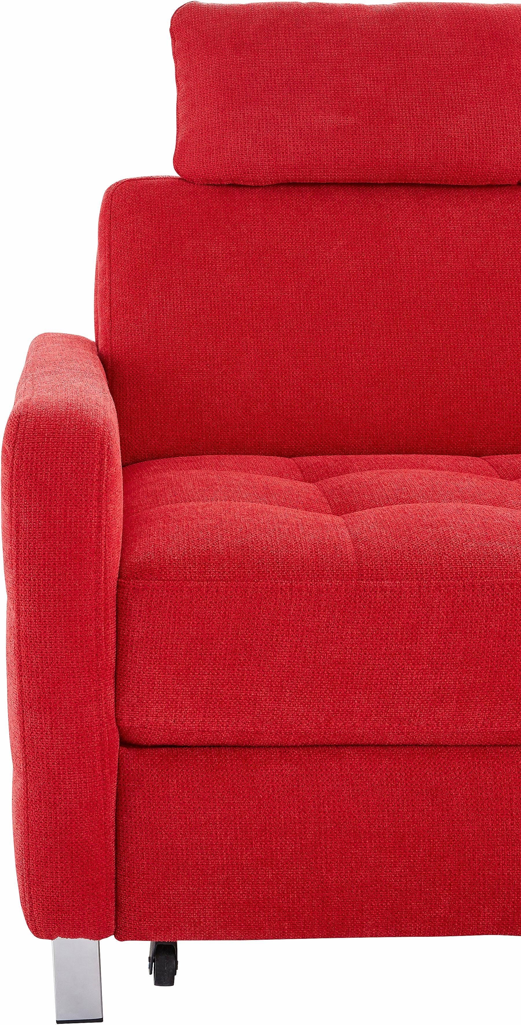 sit&more Hoekbank Pablo L-vorm optioneel met slaapfunctie