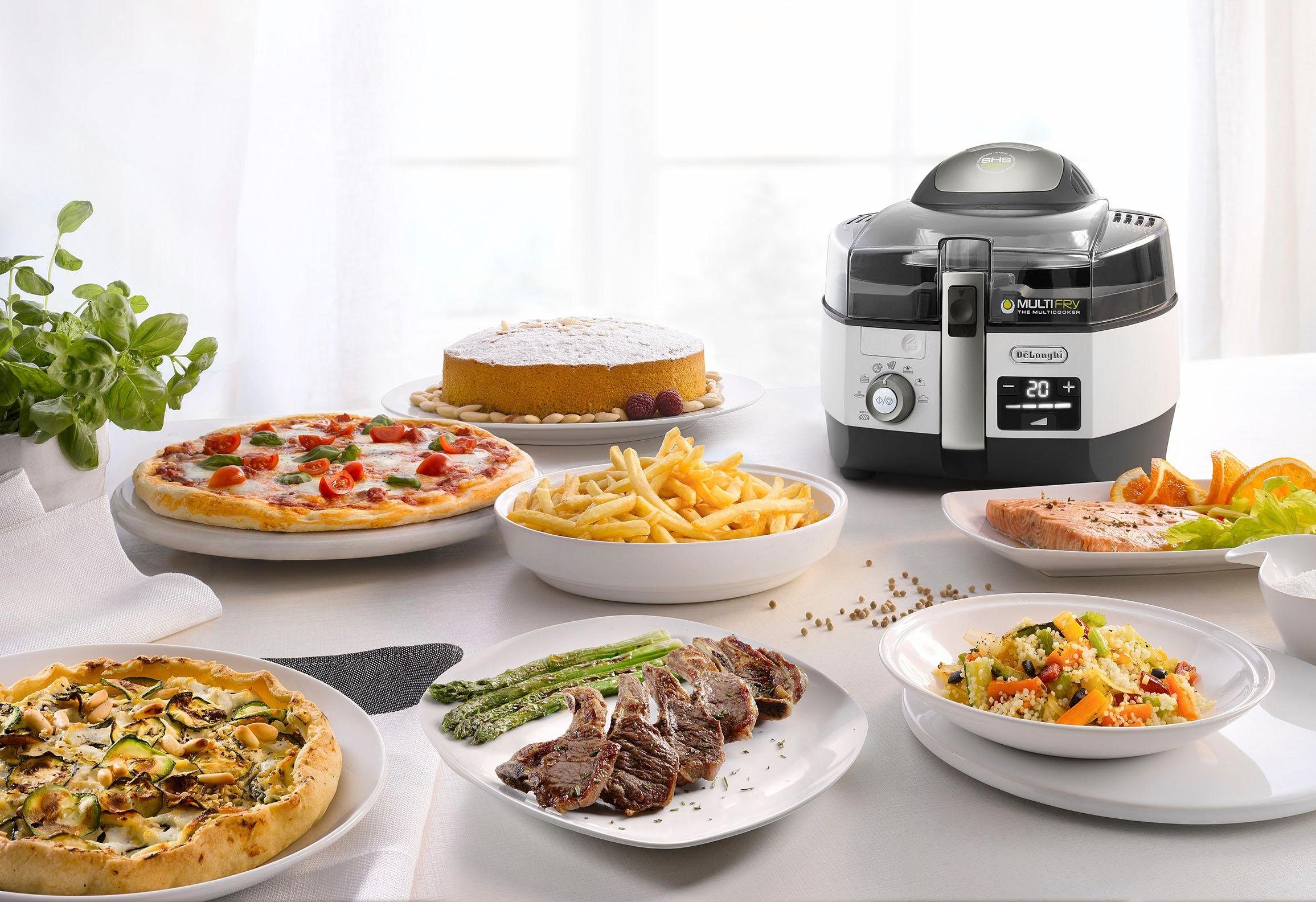 De'Longhi Airfryer MultiFry EXTRA CHEF PLUS FH1396 Multicooker, ook voor broodbakken, inhoud 1,7 kg