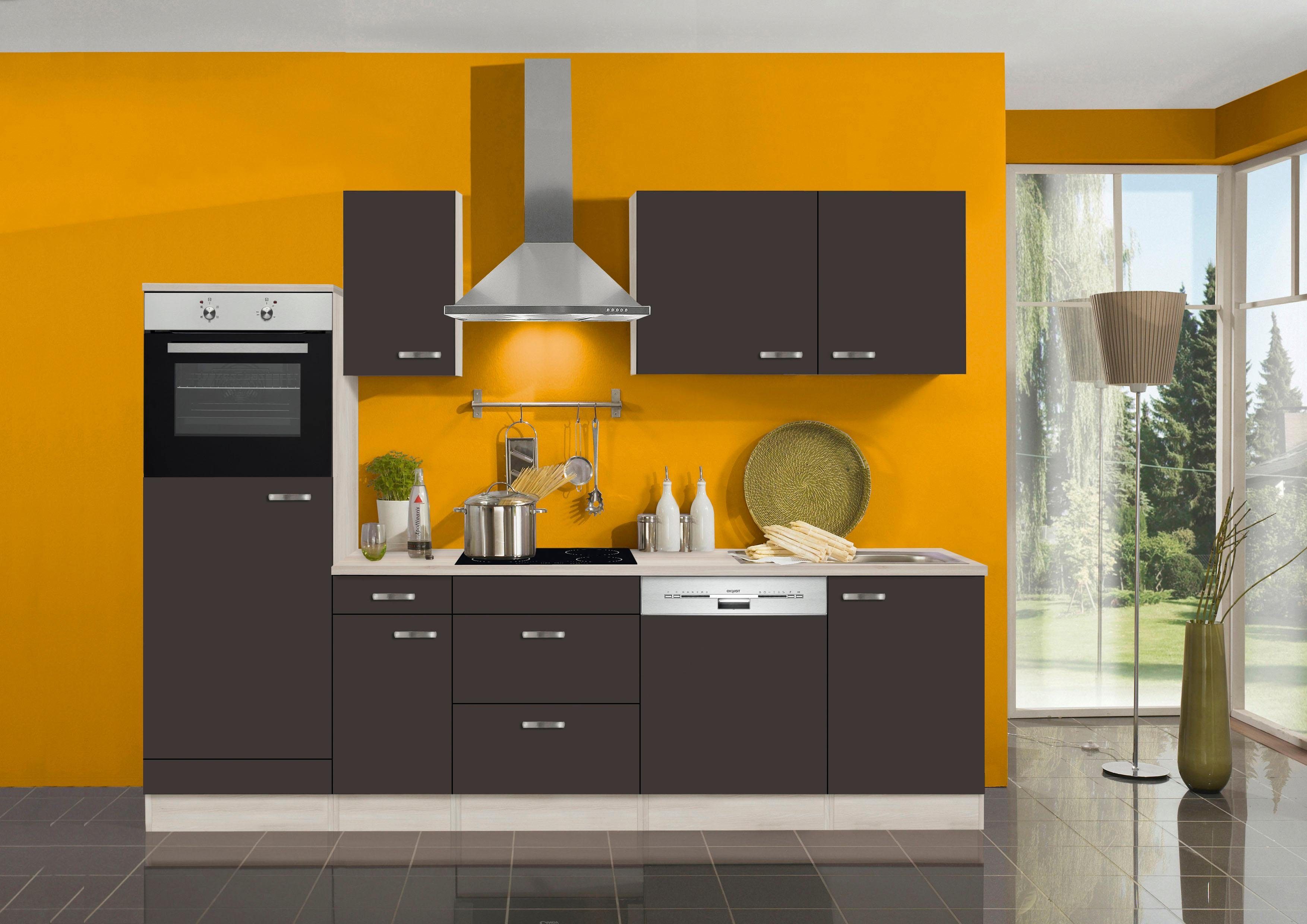 OPTIFIT Keukenblok Faro Breedte 270 cm, optioneel met elektrische apparaten, met werkblad
