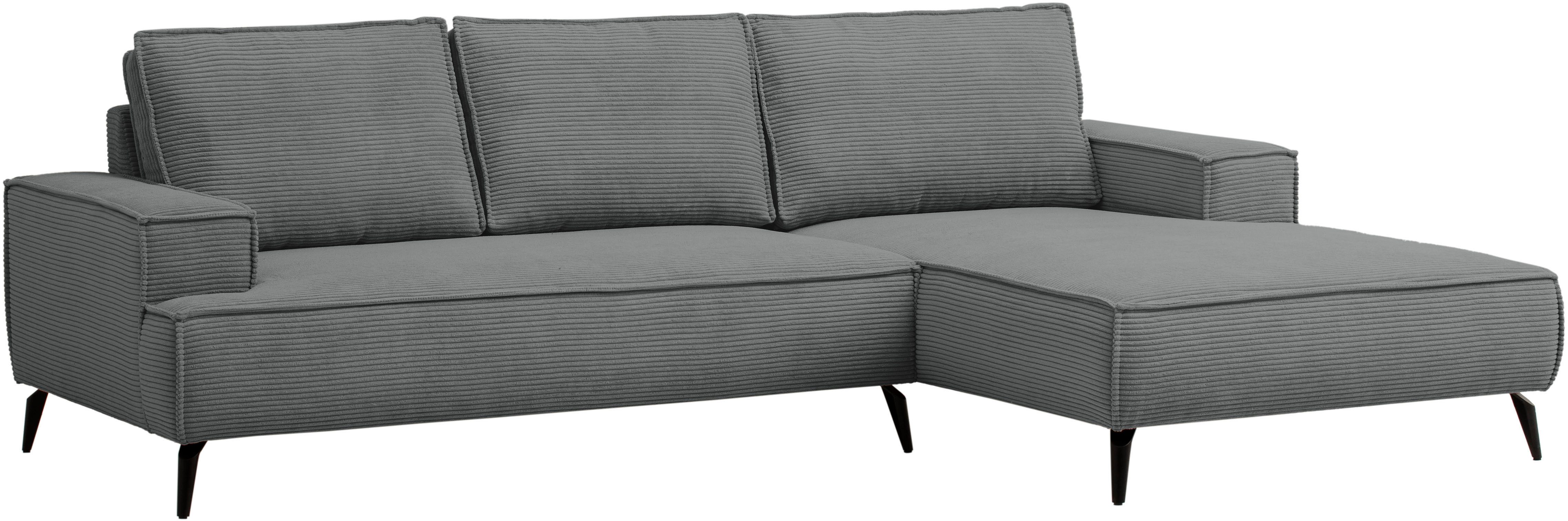 andas Zithoek TVINNU, Polsterecke L-Form, Schlaffunktion, met Hocker (set, 2-delig)
