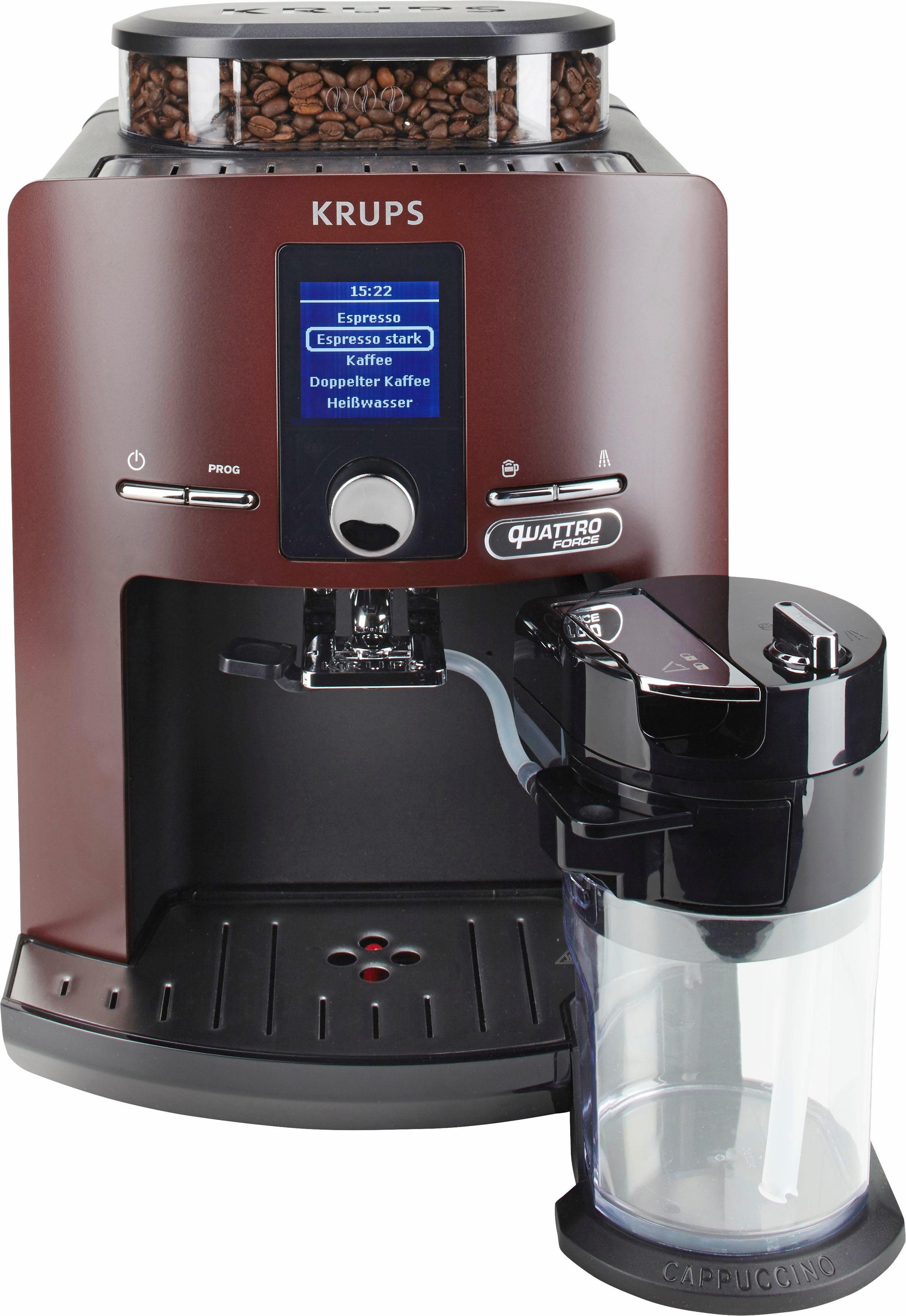 Oppervlakte Egomania Ruimteschip Krups Volautomatisch koffiezetapparaat EA829G Espresseria Automatic  Latt'Espress online verkrijgbaar | OTTO