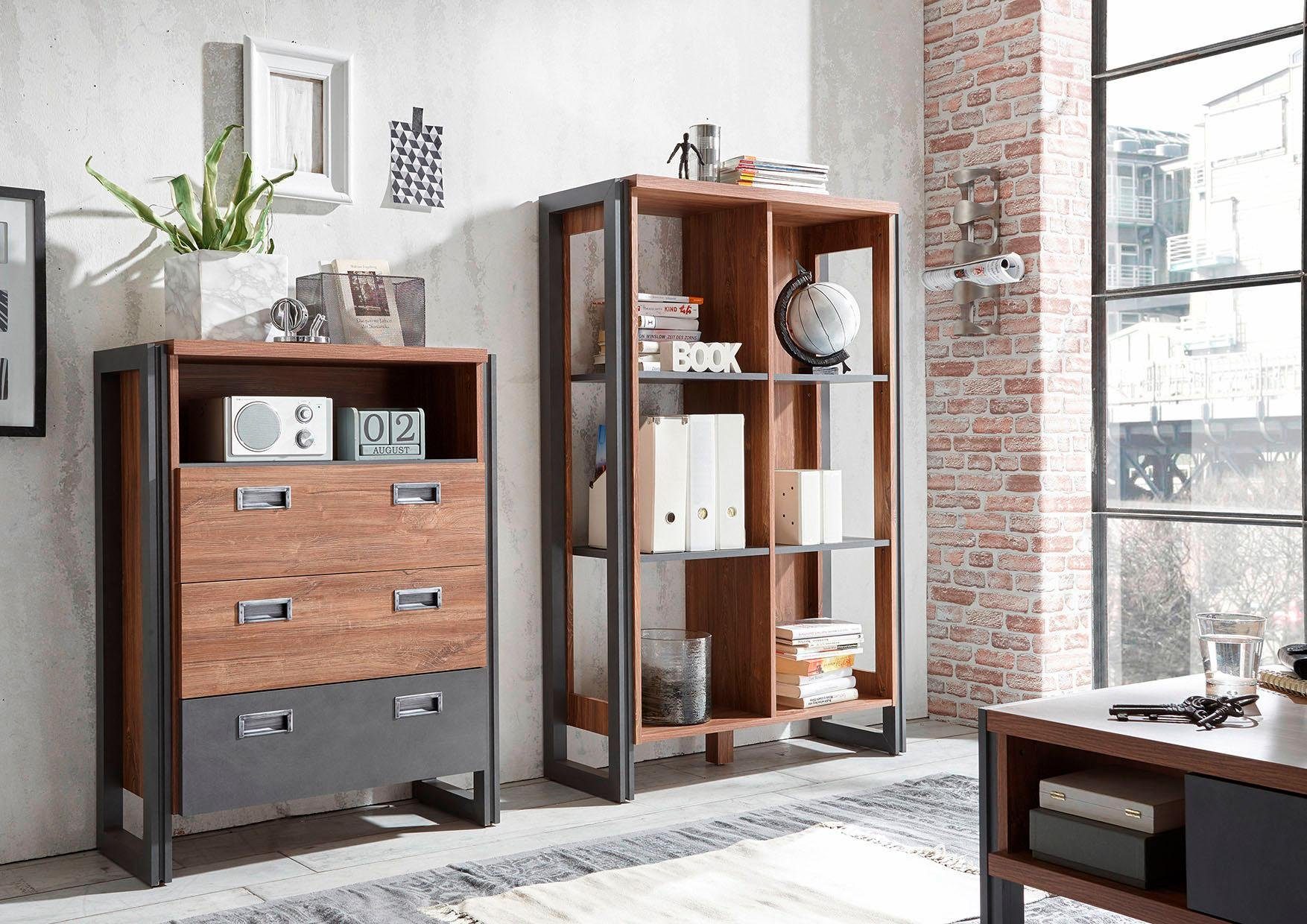 Home affaire Wandplank Detroit Hoogte 140 cm