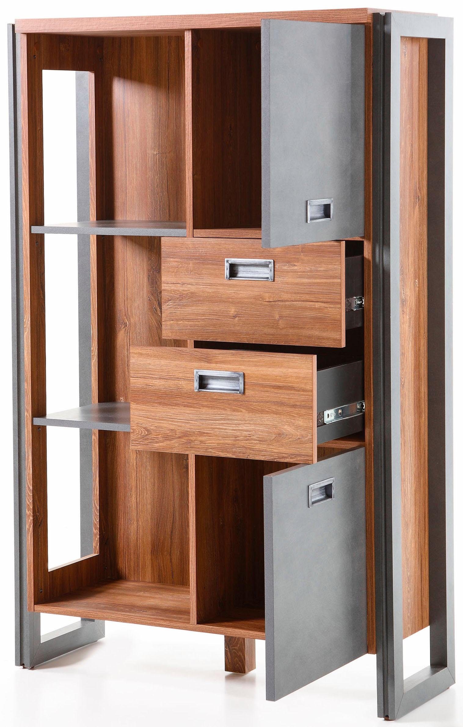 Home affaire Highboard Detroit Hoogte ca. 140 cm