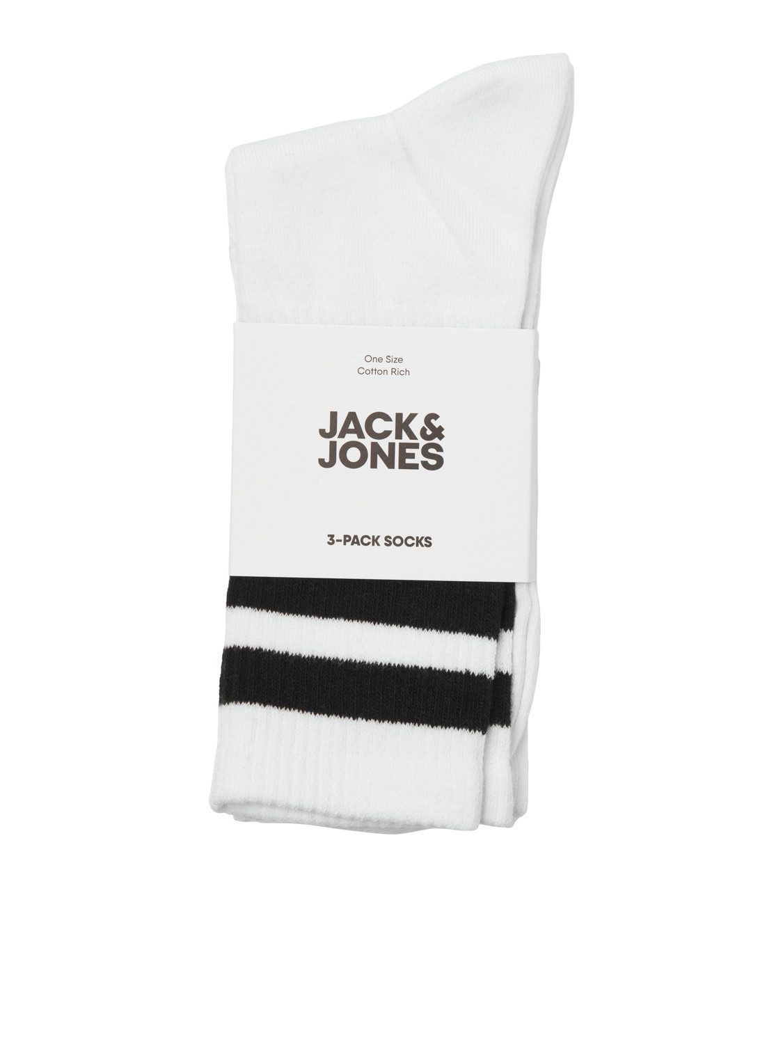Jack & Jones Vrijetijdssokken JACTRAVIS TENNIS SOCK 3 PACK NOOS (set 3 paar)
