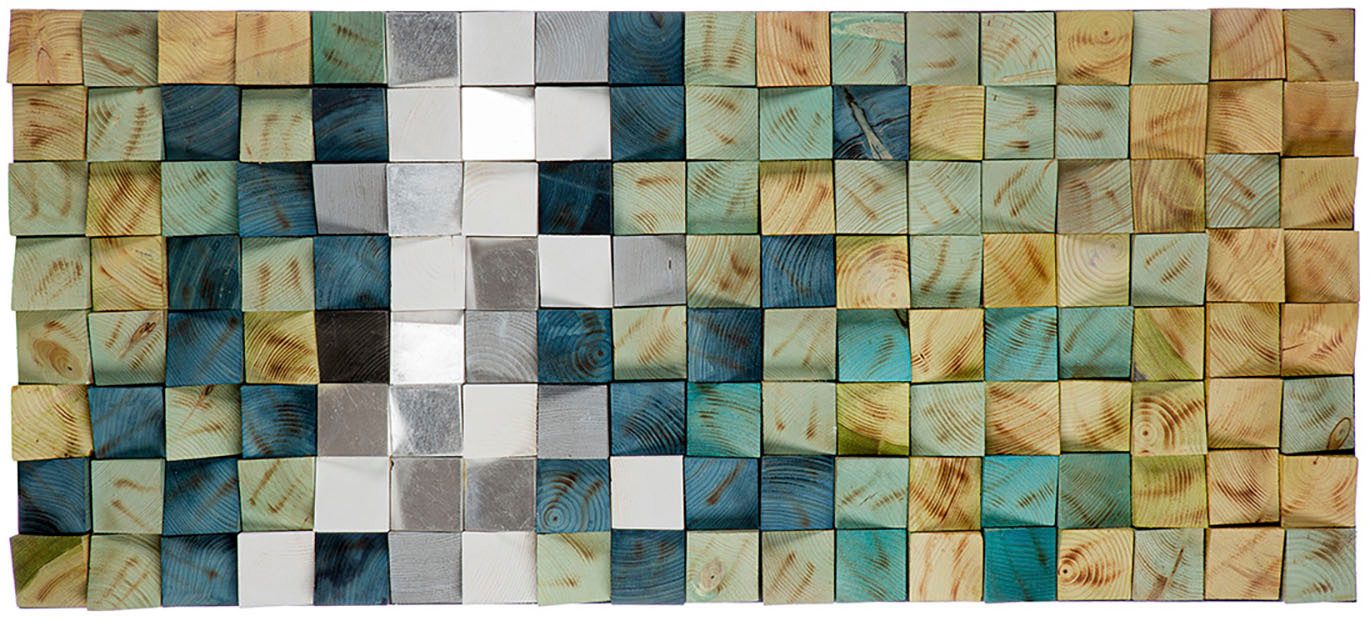 Casablanca by Gilde Artprint op hout Yesil rechthoekig (1 stuk)