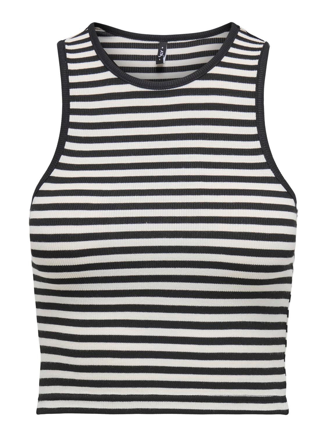 Only Tanktop ONLBELIA S L CROP TOP BOX JRS