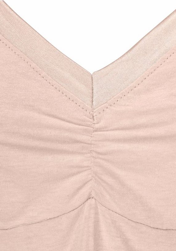 S.OLIVER RED LABEL Bodywear negligé met beleg bij de V-hals S.OLIVER RED LABEL Bodywear negligé met beleg bij de V-hals