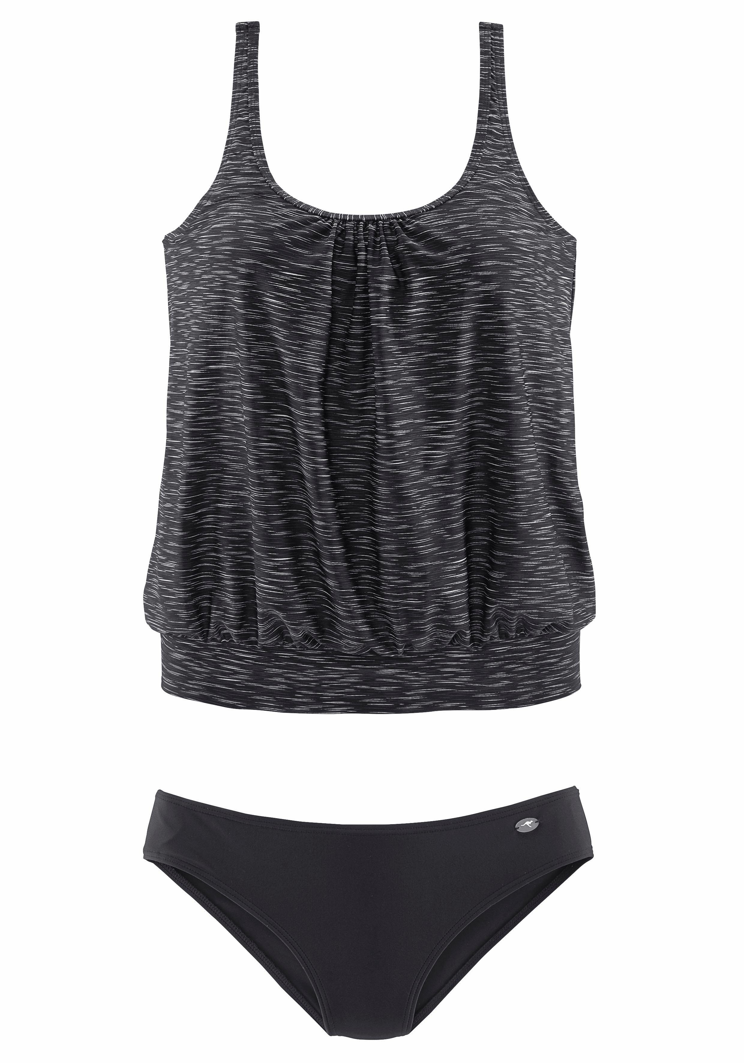KangaROOS Oversized tankini ingewerkte softcups, onderbust elastiek rondom, tot cup d geschikt