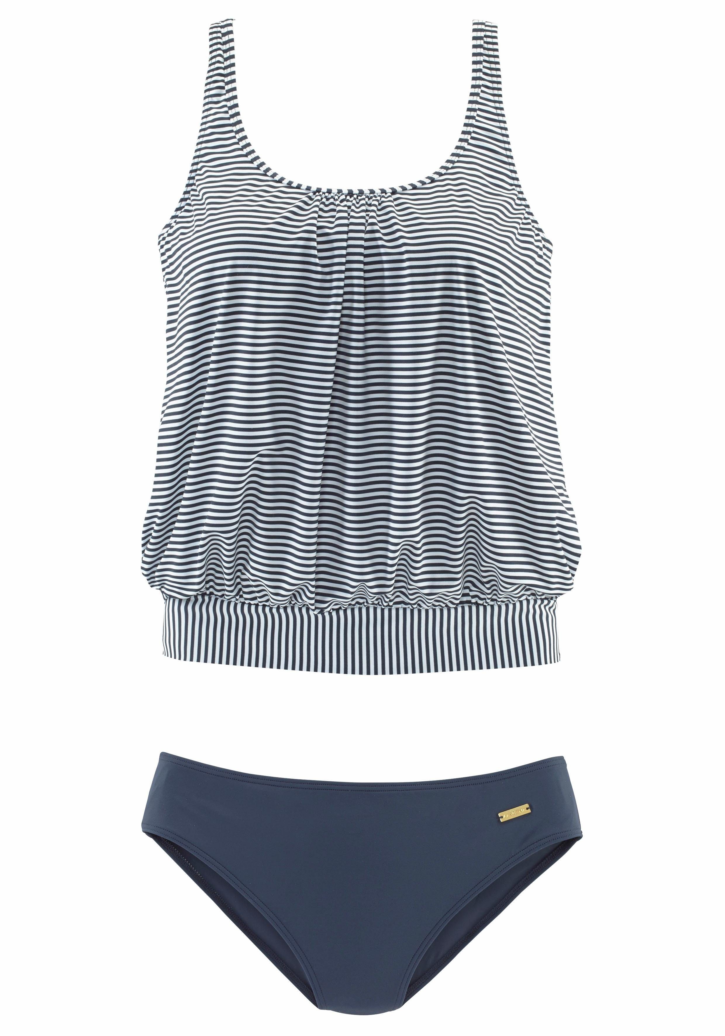 Lascana Oversized tankini in streepdesign