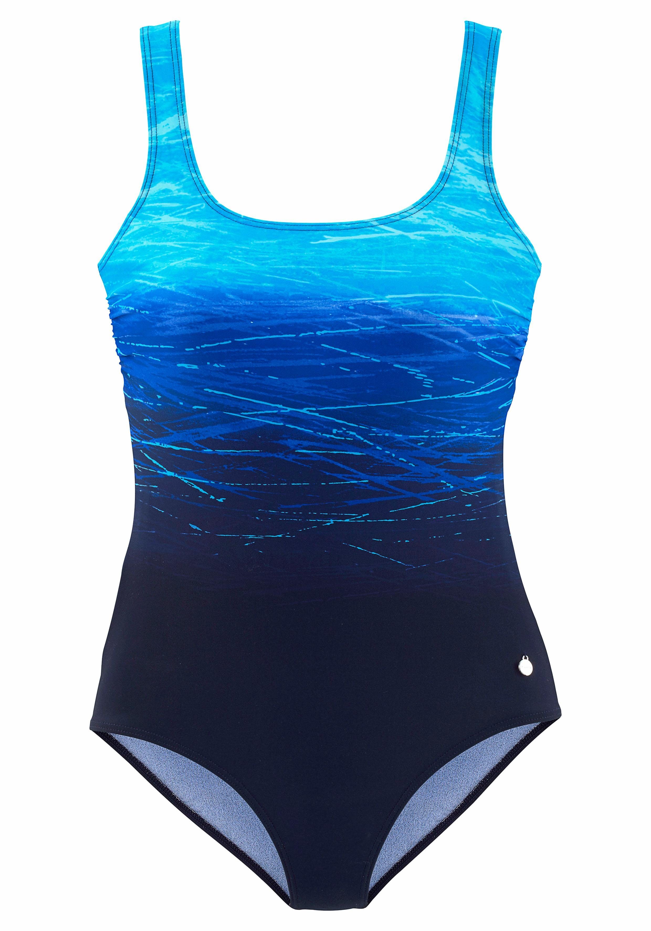 Lascana Badpak met batikprint en modellerend effect