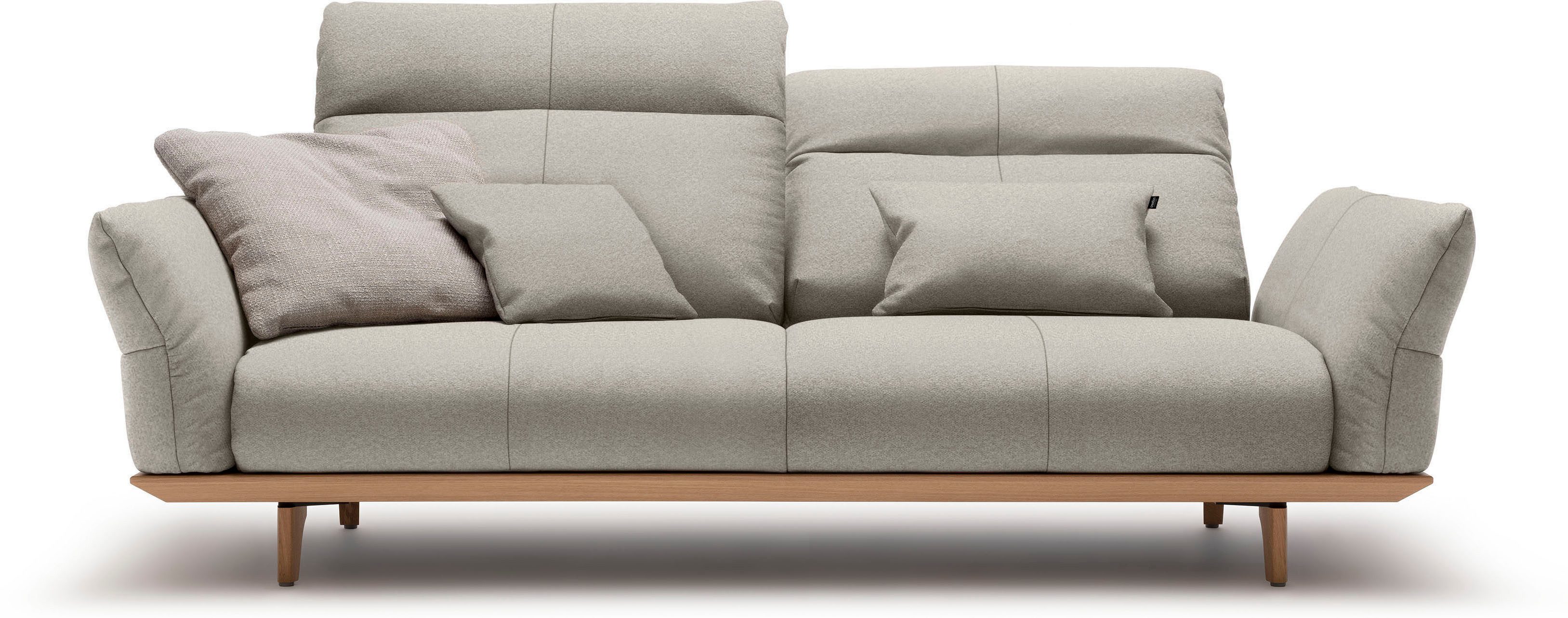 OTTO Creation BY ROLF BENZ 3-zitsbank Hs.460 Onderstel in eiken, poten in natuurlijk eiken, breedte 208 cm , 3-zitsbanken