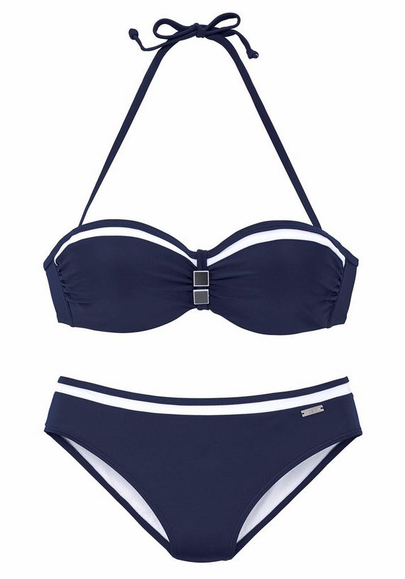 LASCANA beugelbikini in bandeaumodel LASCANA beugelbikini in bandeaumodel