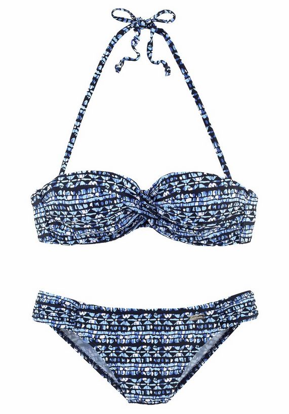 LASCANA beugelbikini in bandeaumodel (2-delig) LASCANA beugelbikini in bandeaumodel (2-delig)