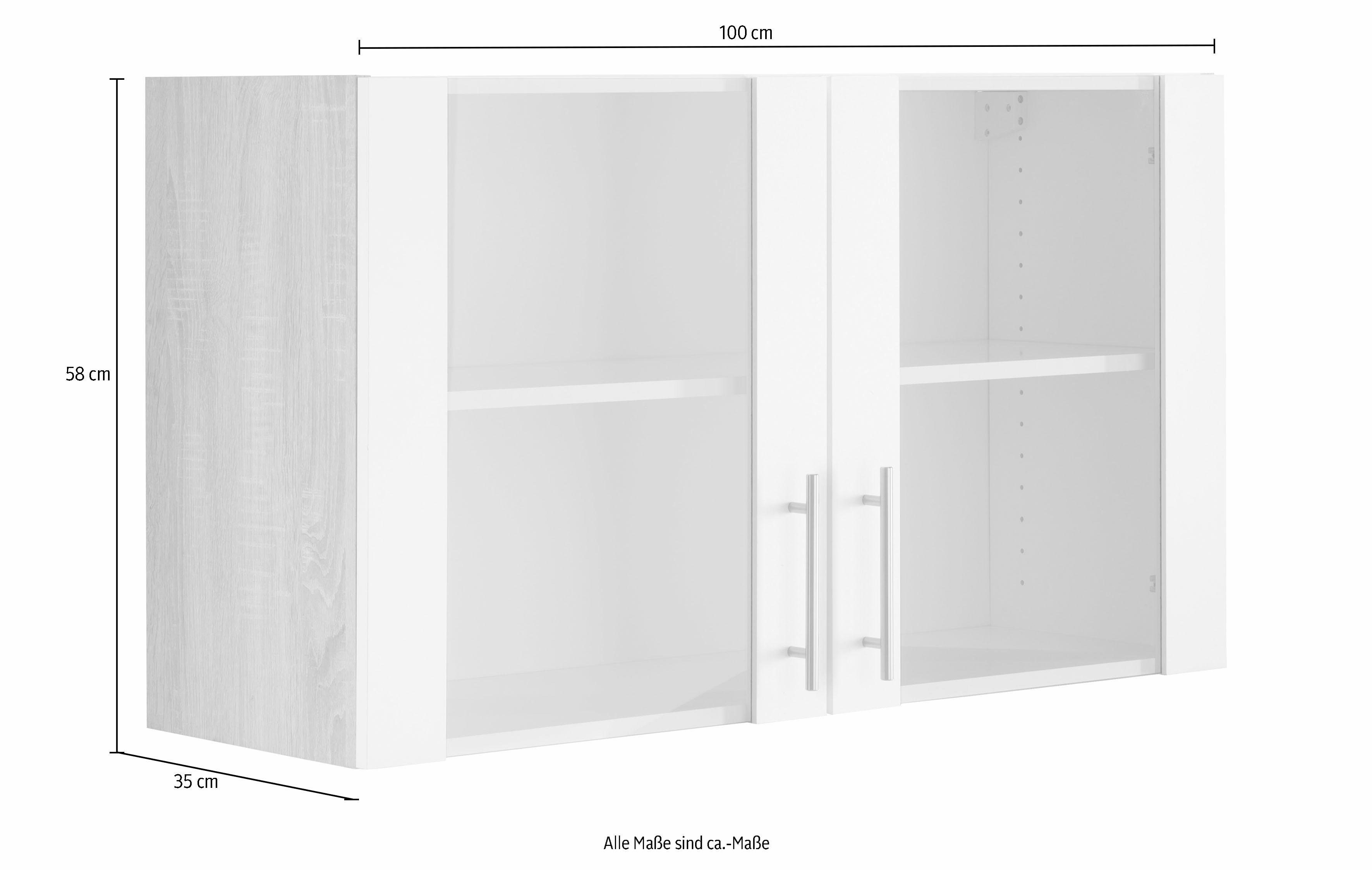 OPTIFIT Hangend kastje met glasdeur Kalmar , breedte 100 cm