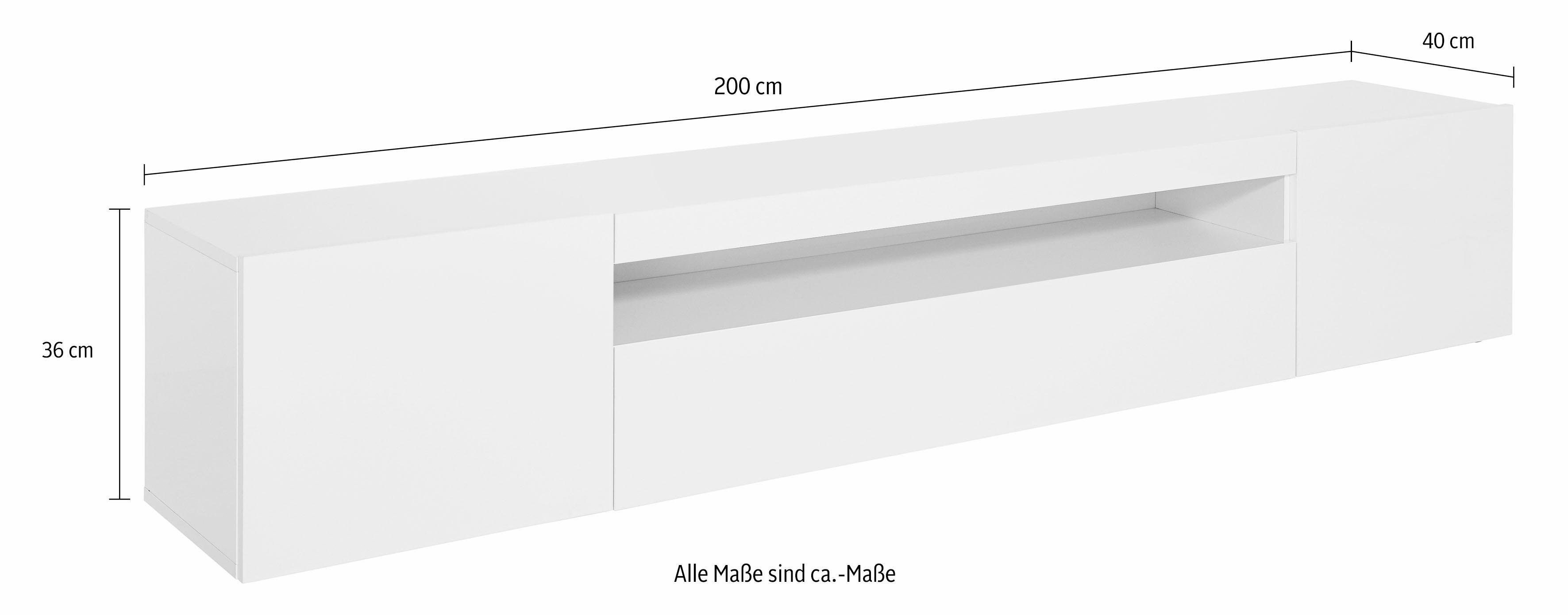 INOSIGN Tv-meubel Egypt Breedte 200 cm