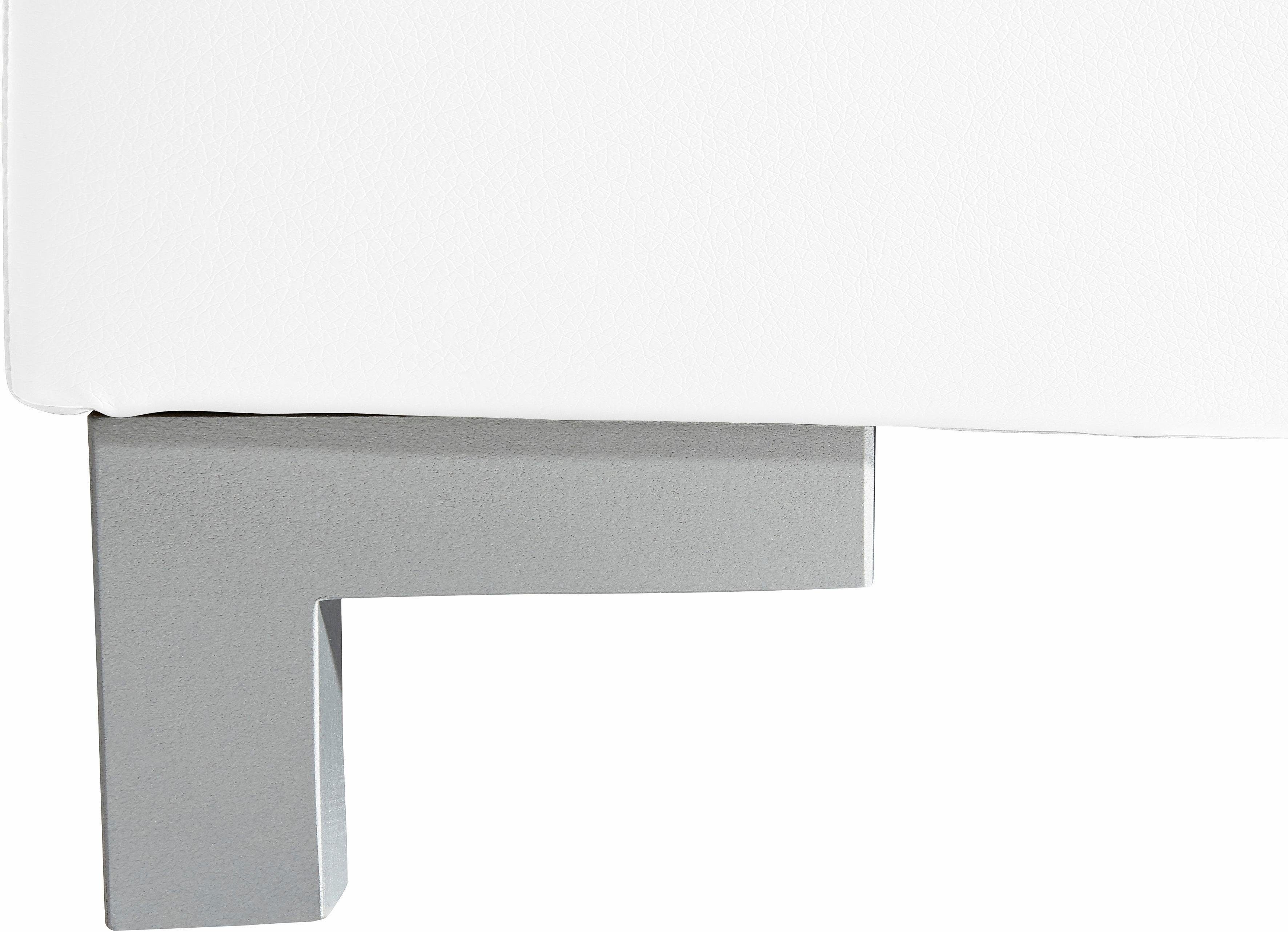 INOSIGN Boxspring Coos met bijzondere stiksels in het hoofdbord, 3 matrassoorten, 2 hardheden