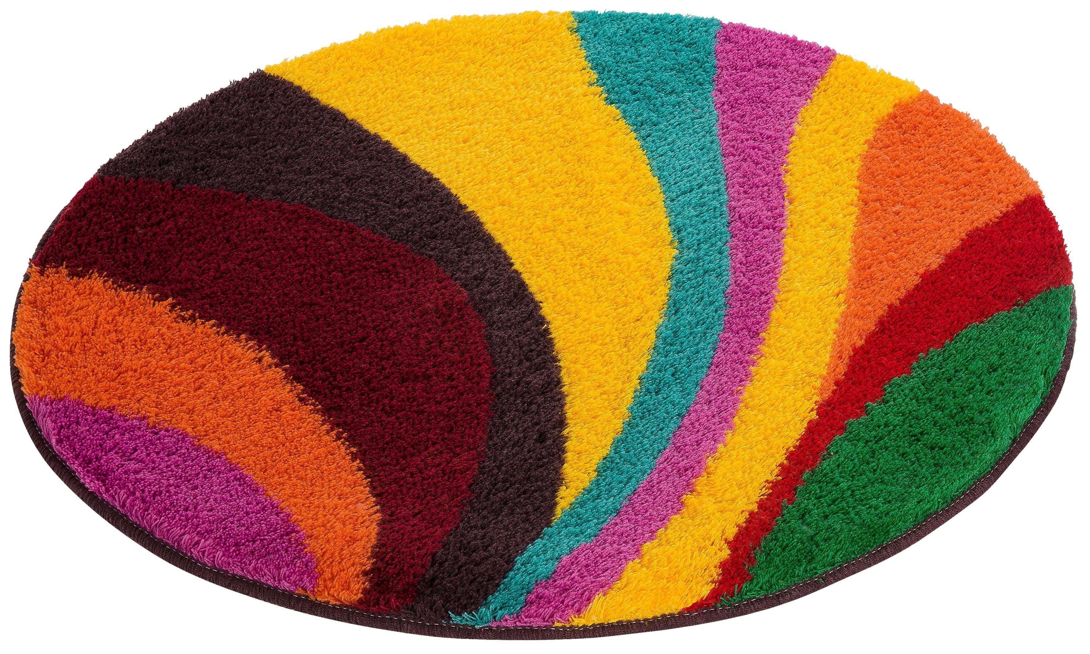 Bruno Banani Badmat Golf multicolour, badmat, badmatten ook als 3-delige set & rond