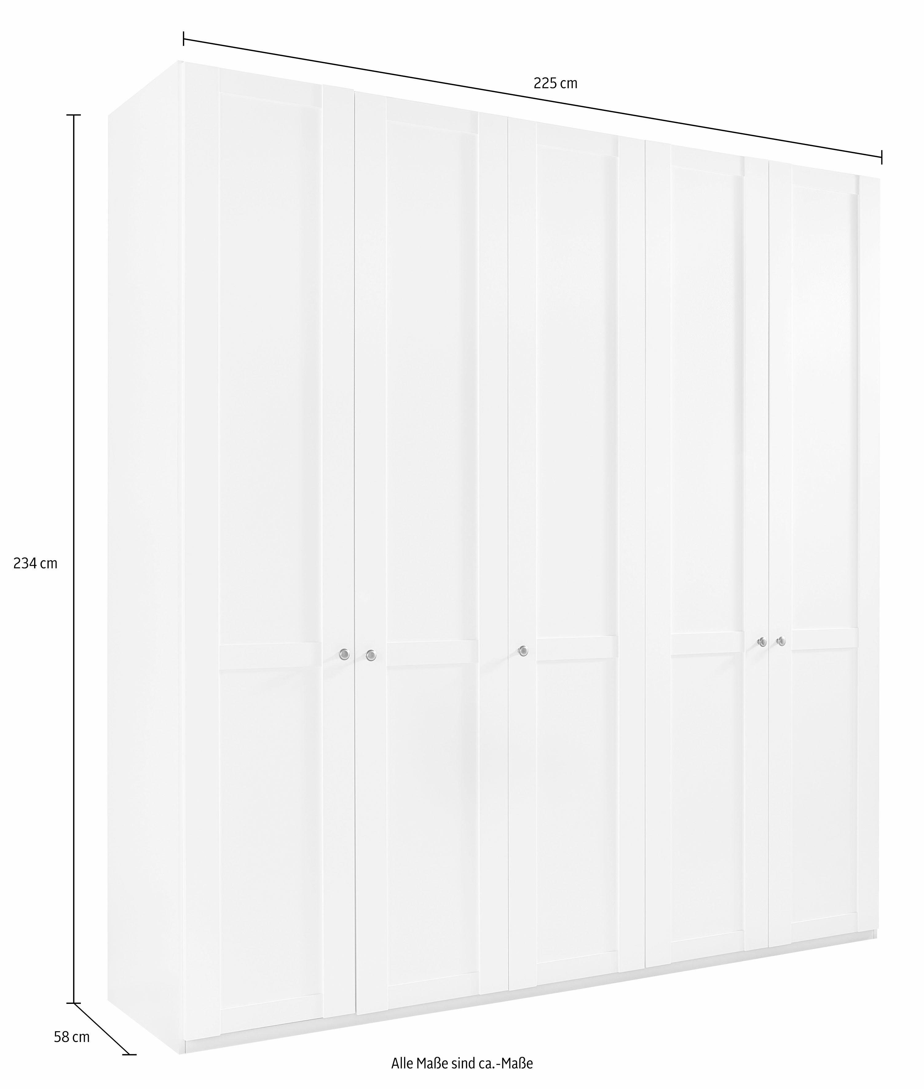 Wimex Kledingkast New York, linnenkast, garderobe, opslag in vele breedtes, individueel opbergruimtewonder, hoogte 208 of 236 cm