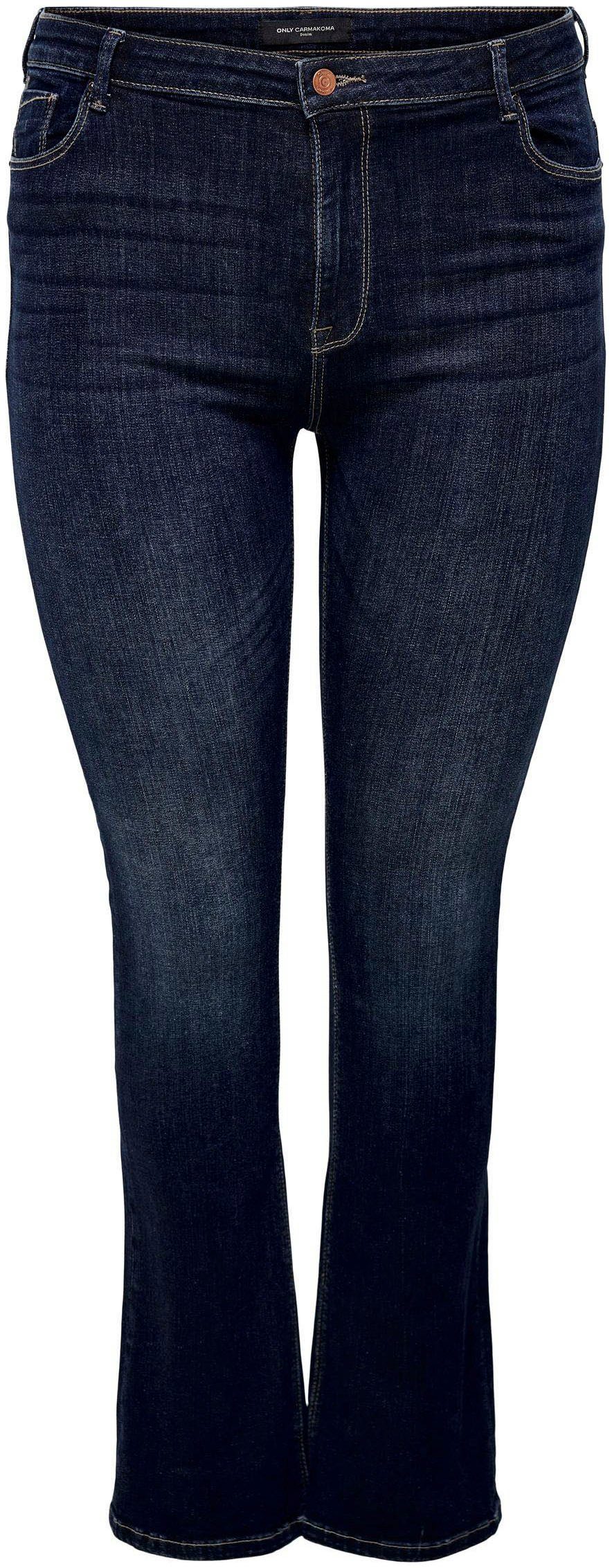ONLY CARMAKOMA Wijd uitlopende jeans CARSALLY