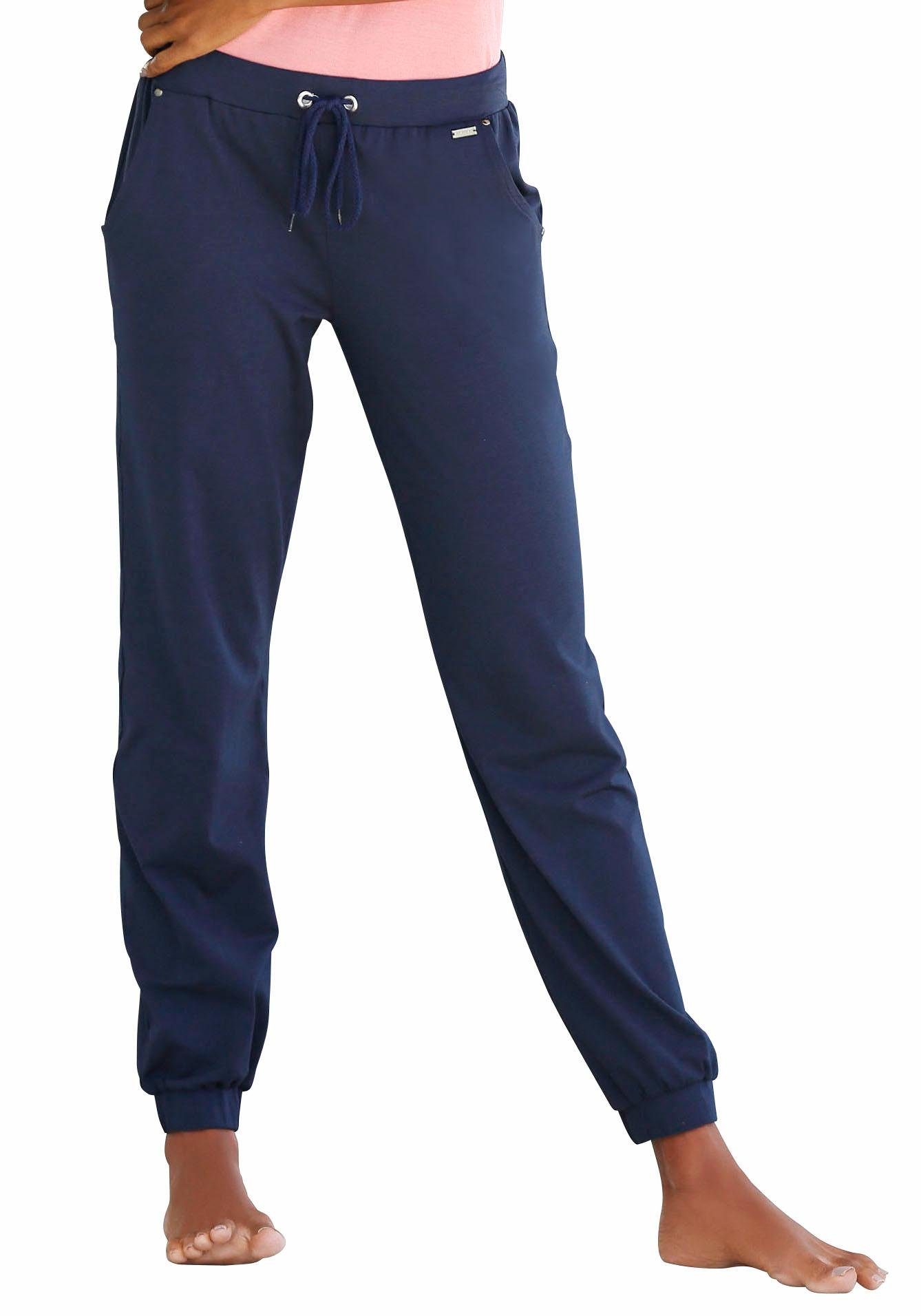 Lascana Relaxbroek met zijzakken, loungepak