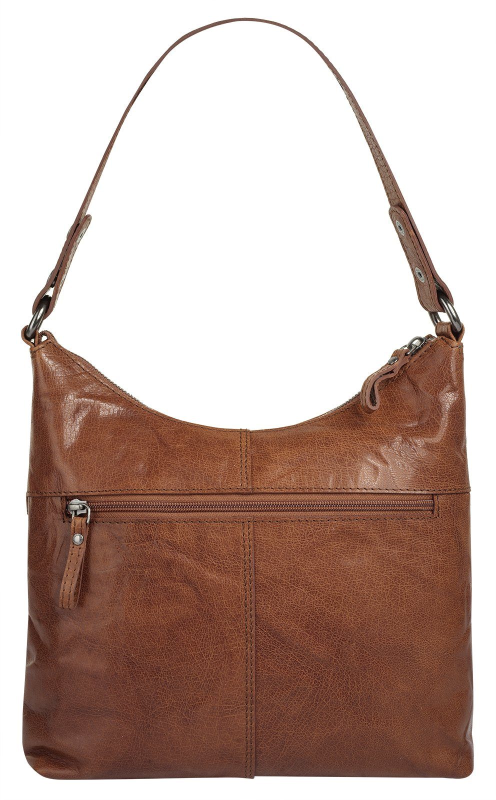 Spikes & Sparrow Schoudertas echt leder
