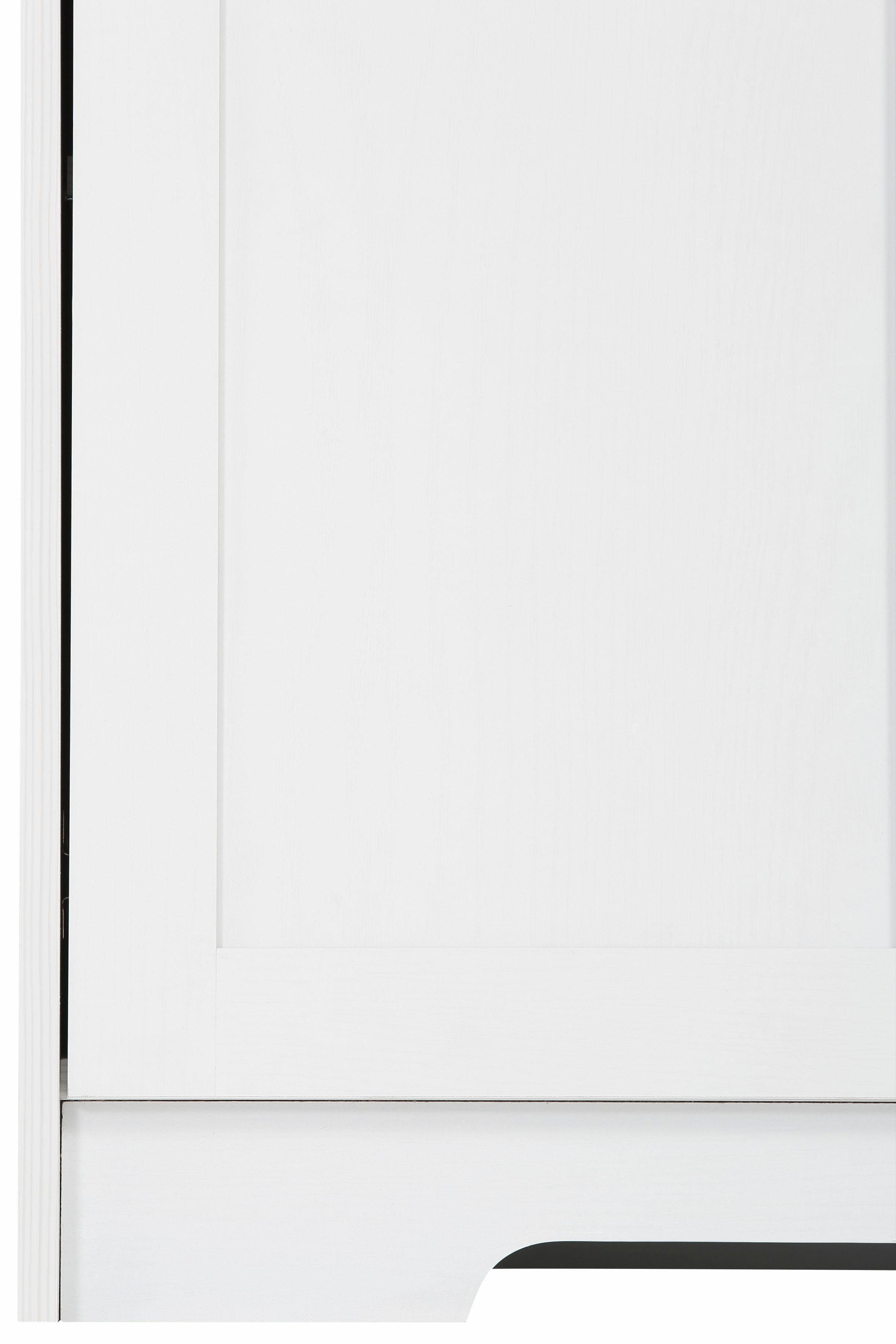 Home affaire Highboard Nanna Vitrine in eikenlook, breedte 118 cm