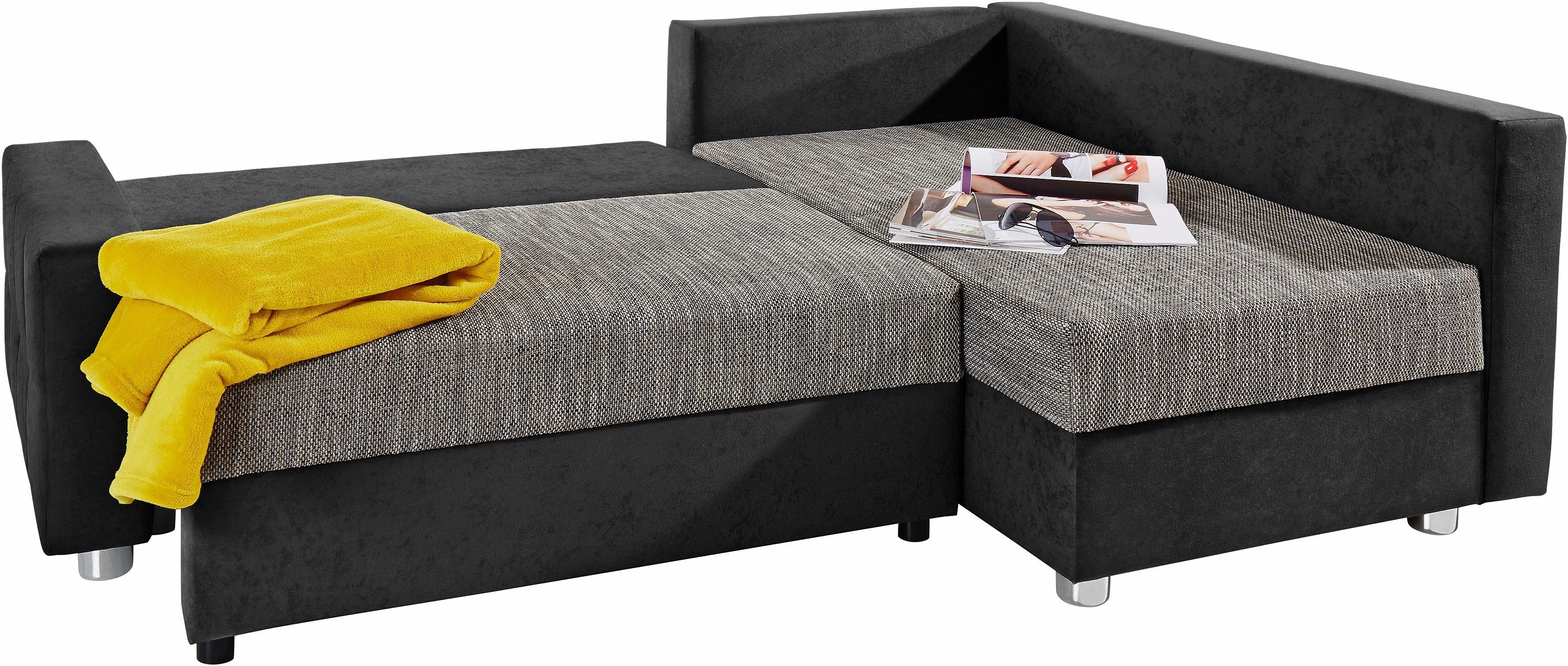 COLLECTION AB Hoekbank Parma L-vorm met slaapfunctie en binnenvering
