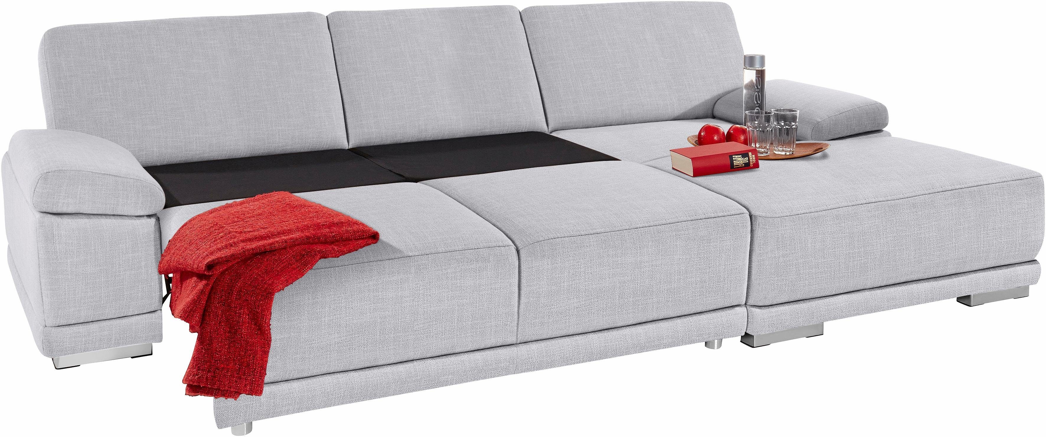 sit&more Hoekbank Coria L-vorm met xl-récamier, naar keuze met slaapfunctie