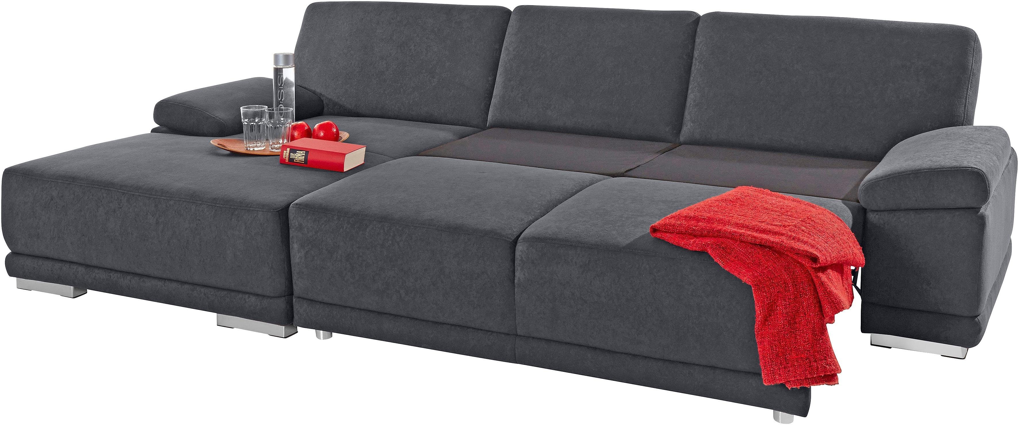 sit&more Hoekbank Coria L-vorm met xl-récamier, naar keuze met slaapfunctie