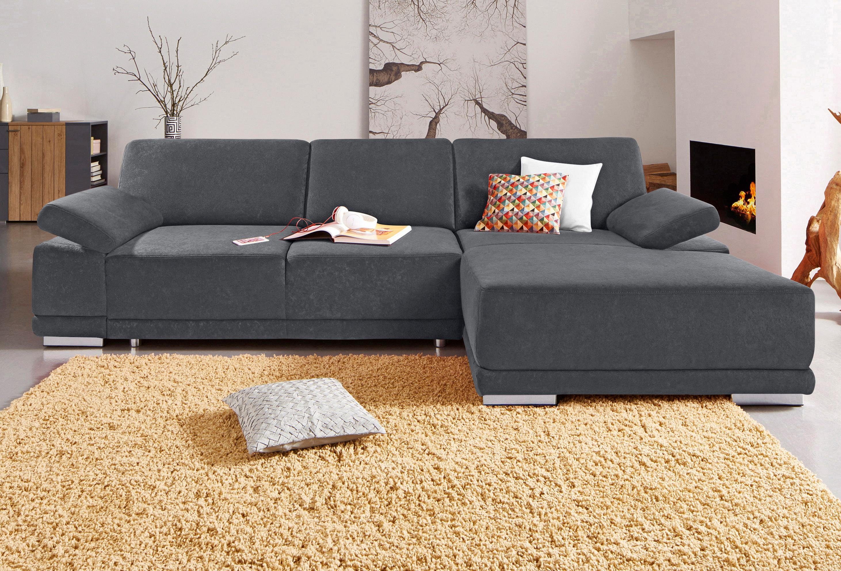 Sit&more Hoekbank Coria L-vorm met xl-récamier, naar keuze met slaapfunctie