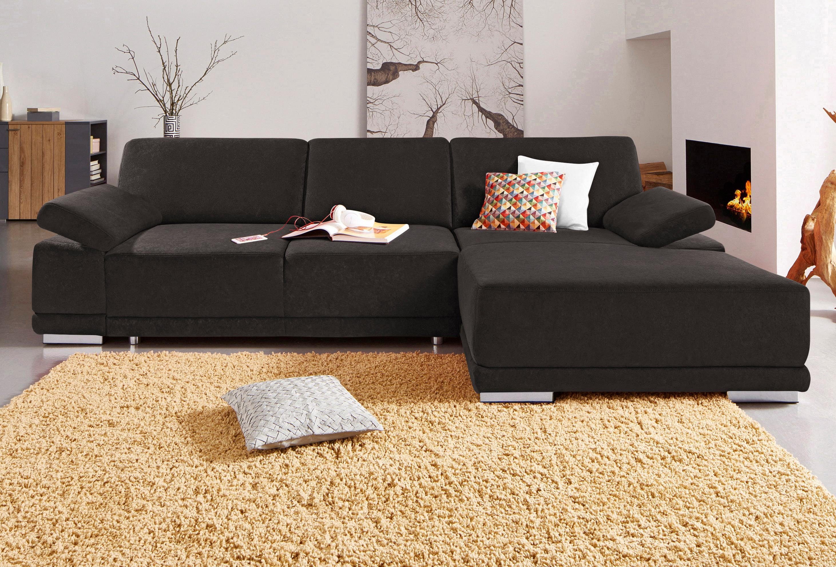 Sit&more Hoekbank Coria L-vorm met xl-récamier, naar keuze met slaapfunctie