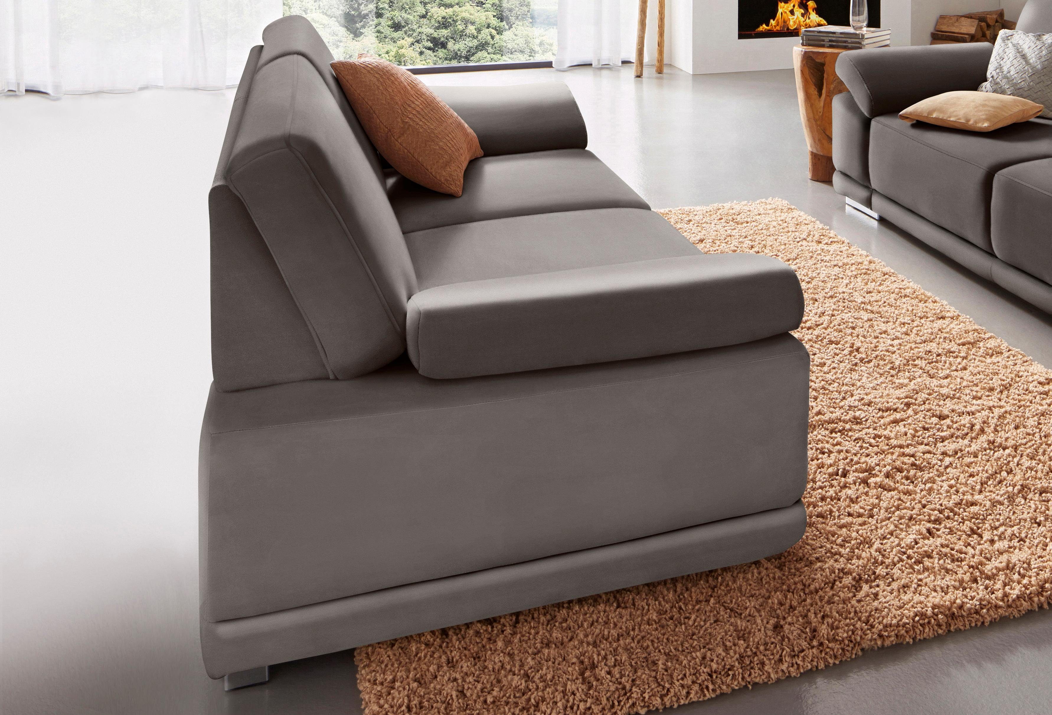 sit&more 2,5-zitsbank Coria grijs, 2-zitsbanken