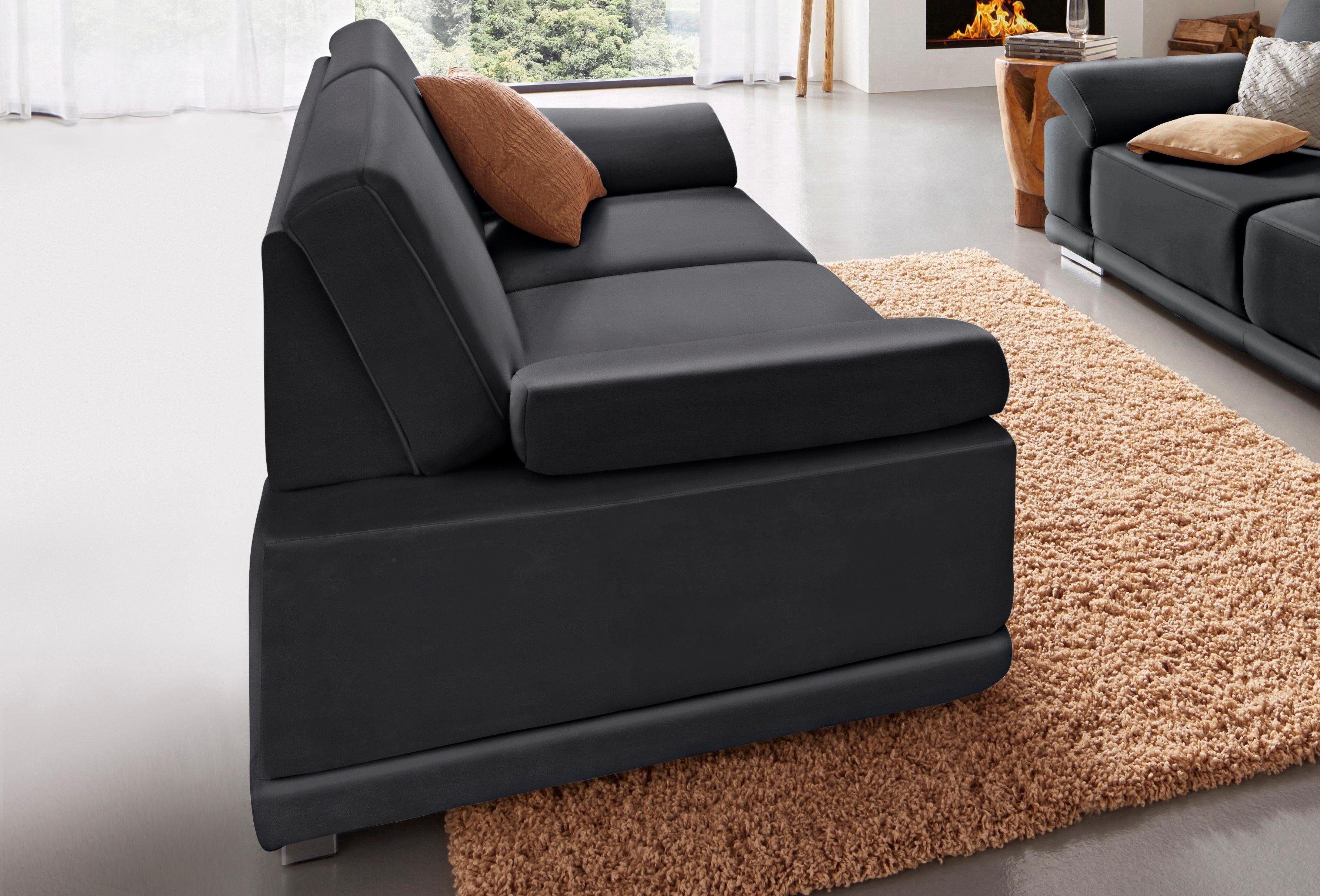 sit&more 2,5-zitsbank Coria zwart, 2-zitsbanken