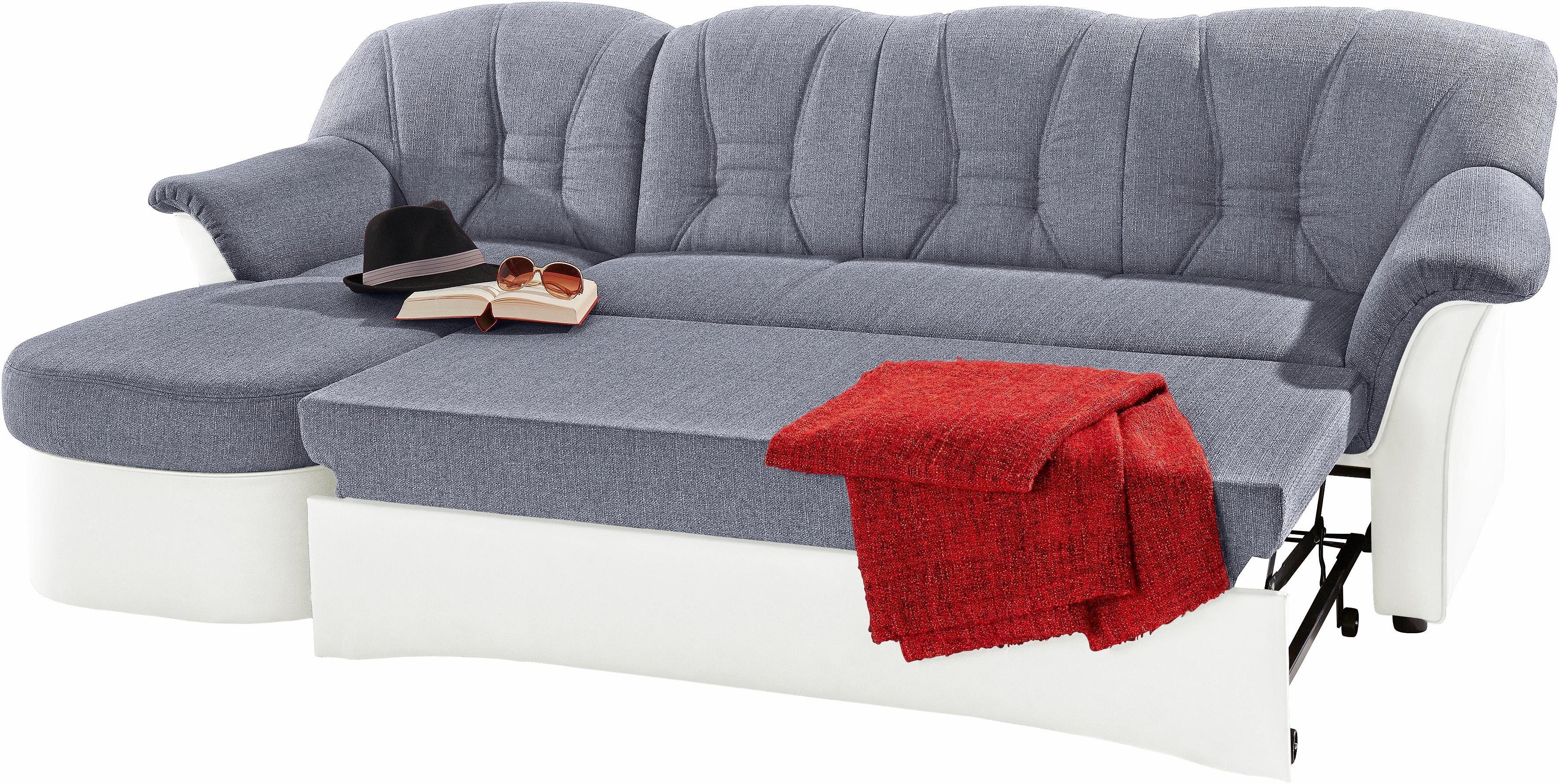 DOMO collection Hoekbank Elva, tijdloze vormtaal, elegante rugstiksels, L-vorm