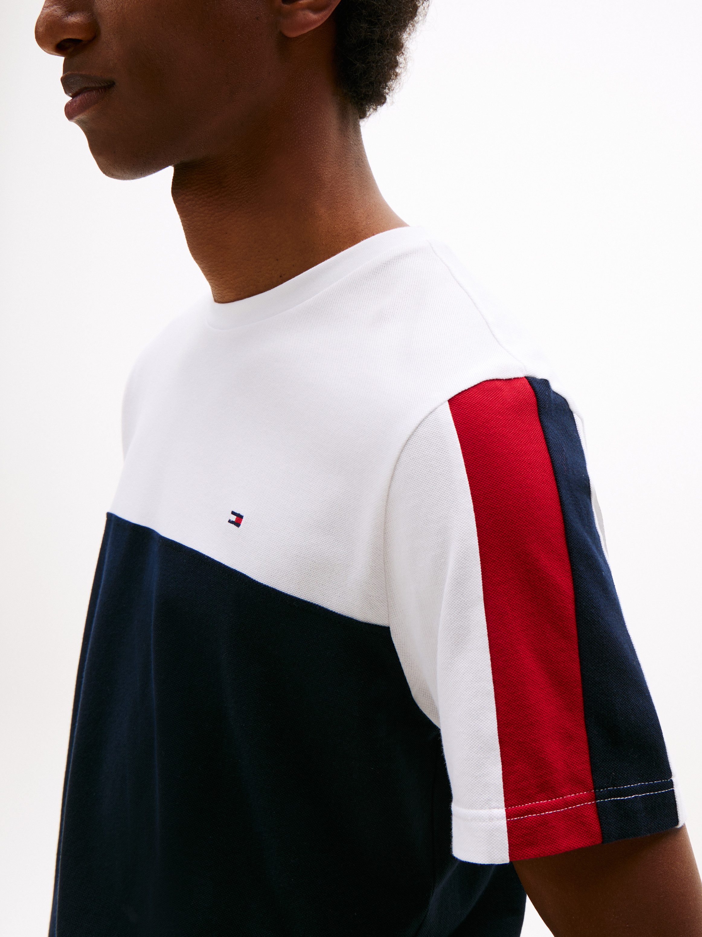 Tommy Hilfiger T-shirt GLOBAL STRIPE COLOURBLOCK TEE
