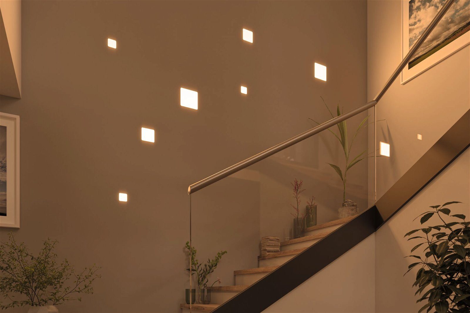 Paulmann Ledinbouwlamp VariFit Veluna IP44 vierkant 75x75mm 4,5W 360lm 3000K Satin (1 stuk)
