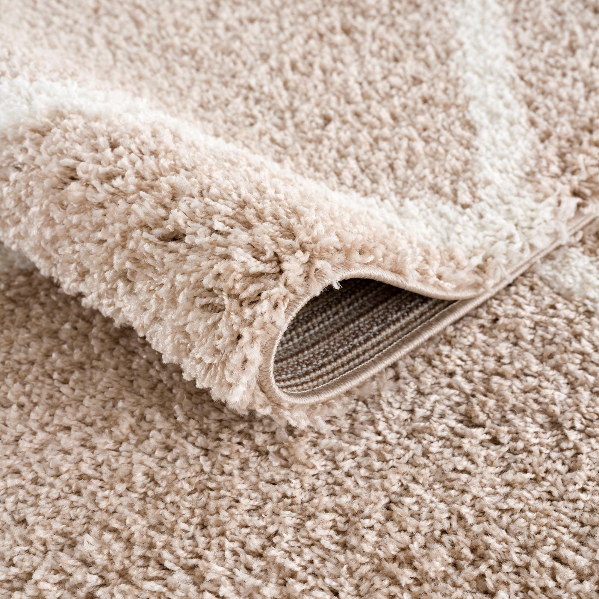 SANAT HALI Hoogpolig vloerkleed Madrid Woonkamer, lange pool, shaggy-vloerkleed