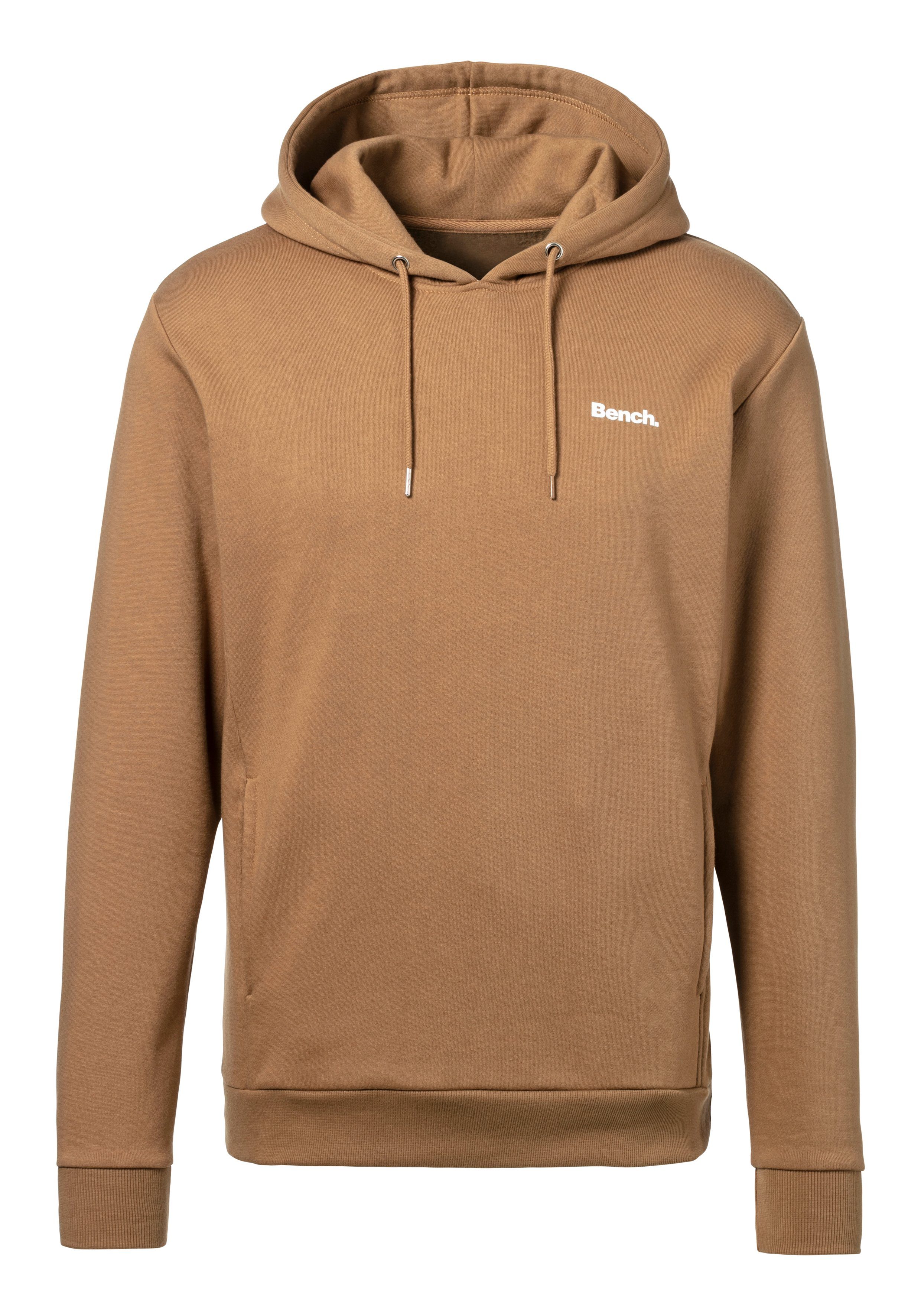 Bench. Loungewear Hoodie Sweatshirt met capuchon en zijzakken, katoenmix