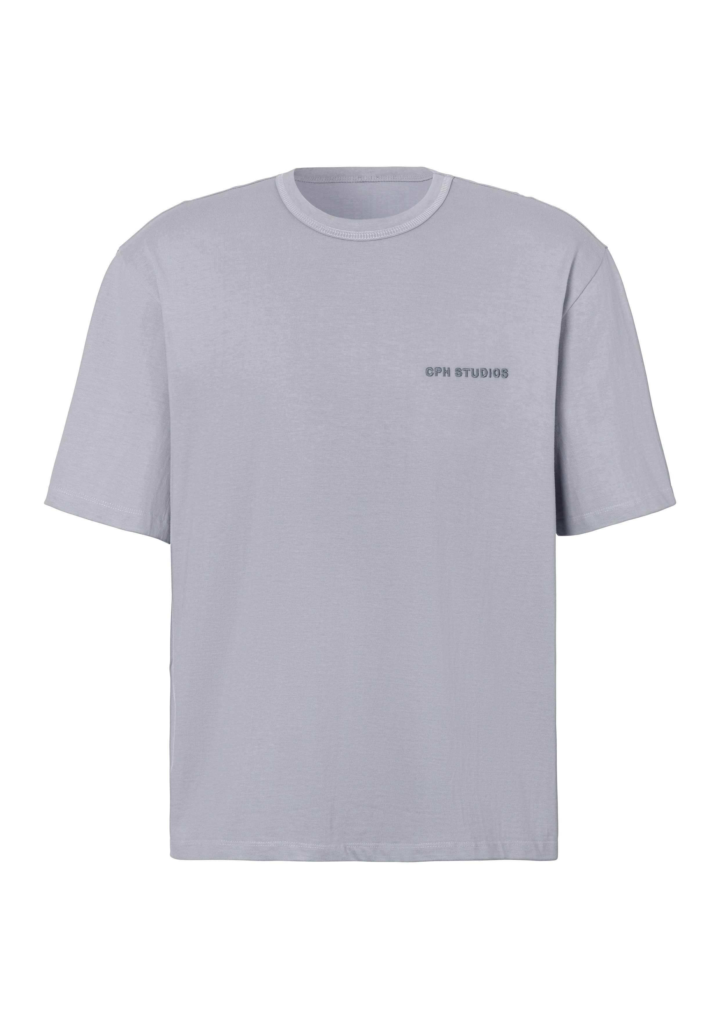 Copenhagen Studios T-shirt Met hoogwaardige logoborduring , loose-fit, oversized shirt van zware biologische katoenkwaliteit