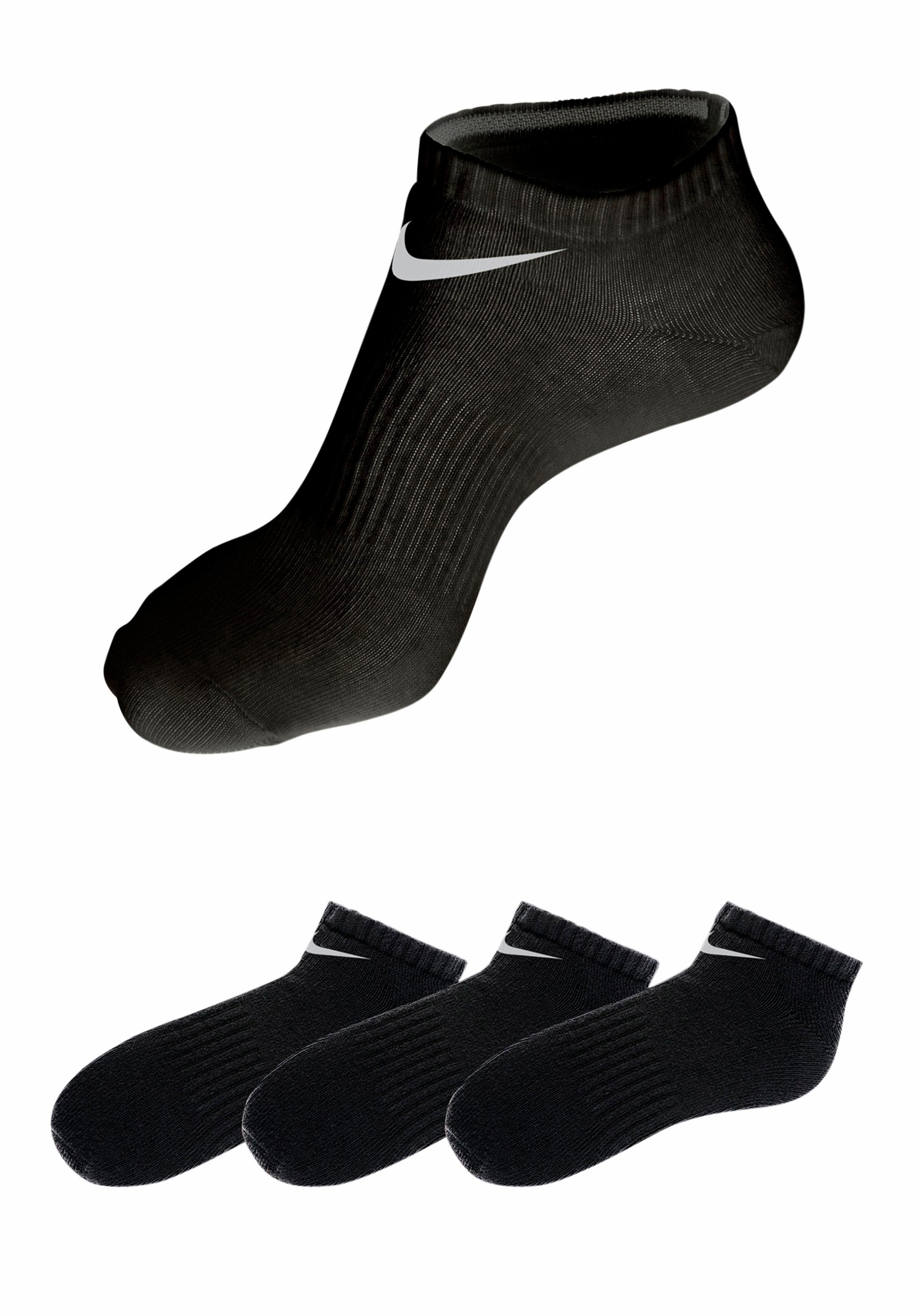 Nike Sneakersokken SX7678-010 met middenvoetelastiek (3 paar)