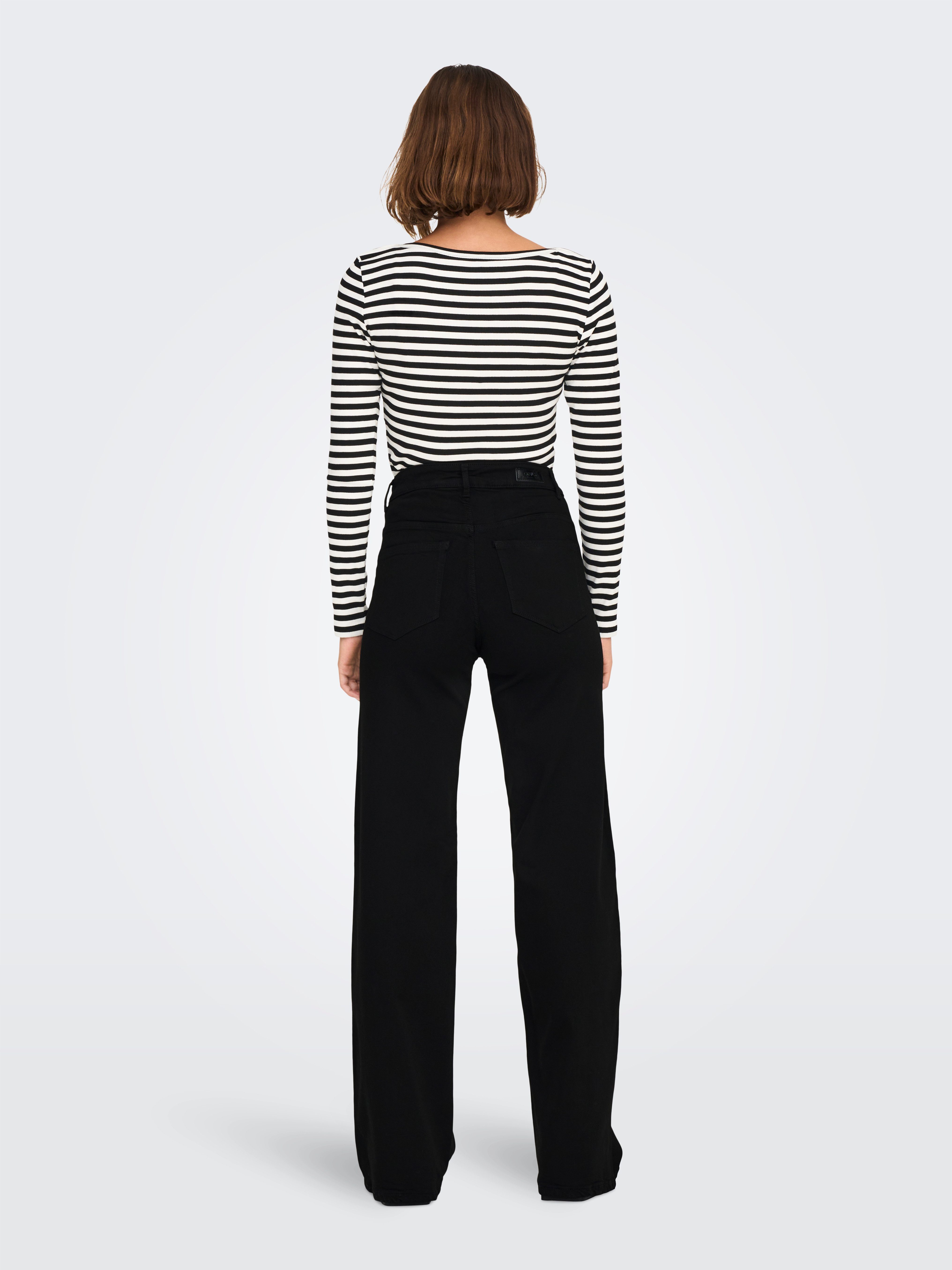 Only High-waist jeans ONLMADISON BLUSH HW WIDE DNM SOO796 NOOS